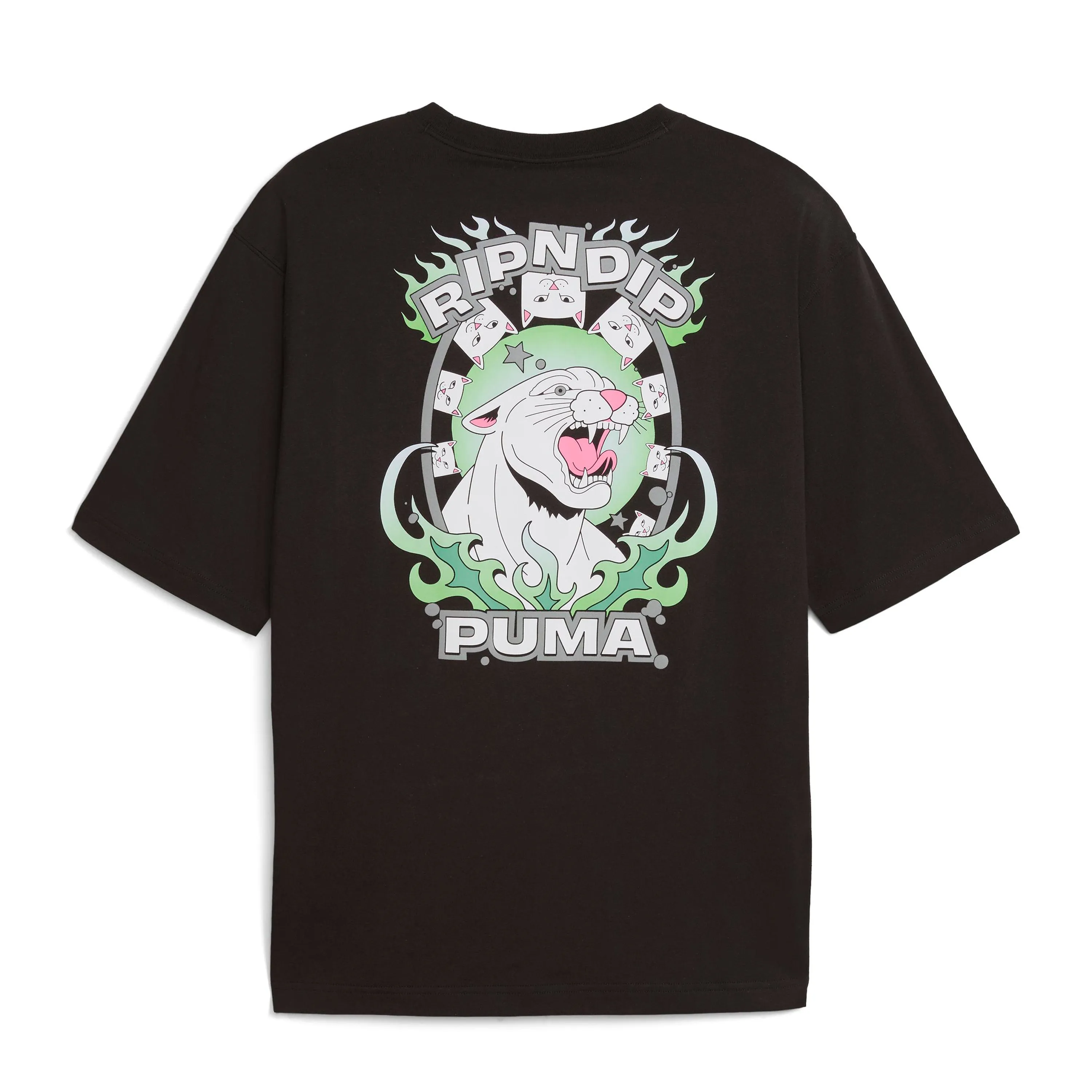 PUMA X RIPNDIP Boxy Graphic Tee (Puma Black) sold by Ripndip