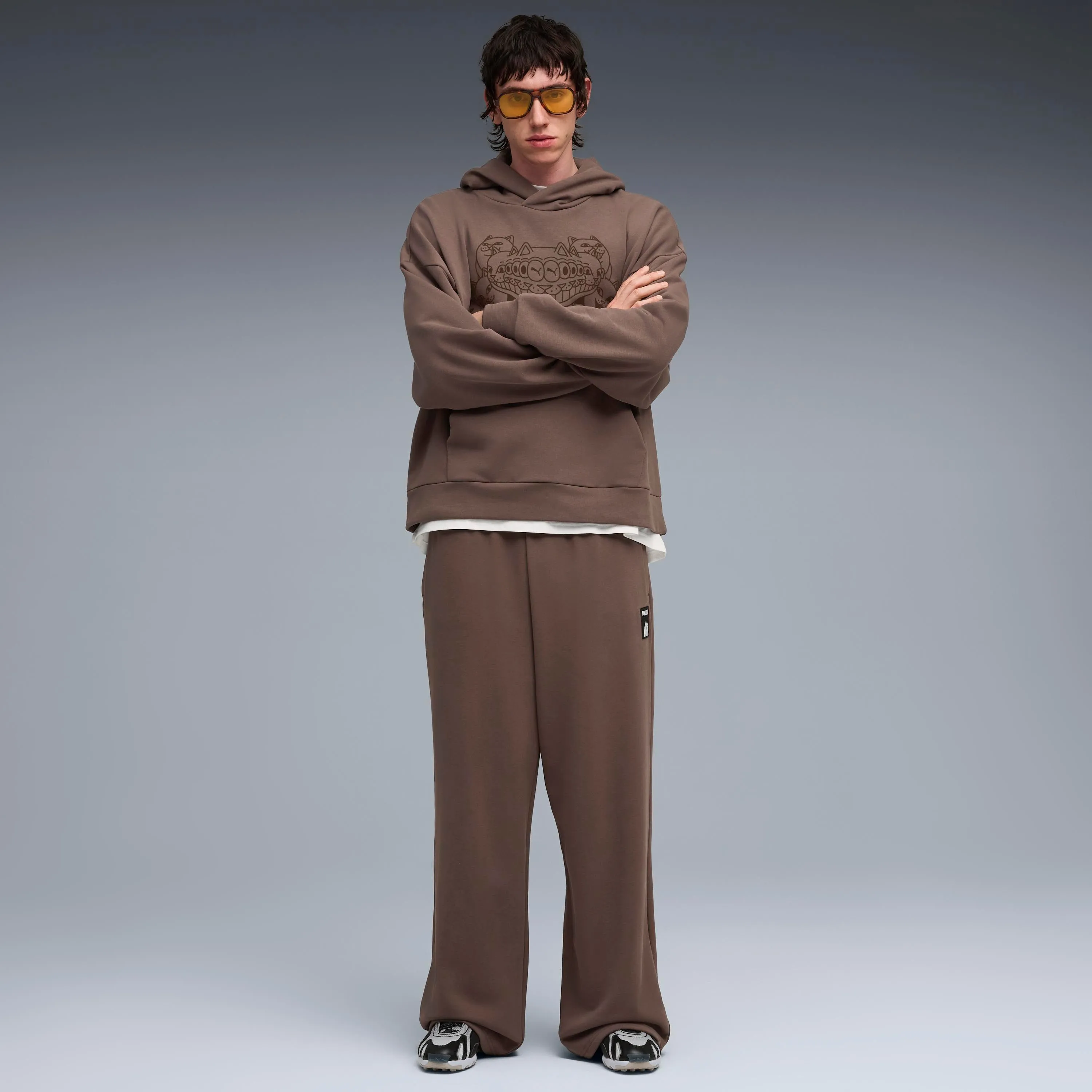PUMA X RIPNDIP Oversized Wide Sweatpants (Flat Bronze) sold by Ripndip product image thumbnail 5