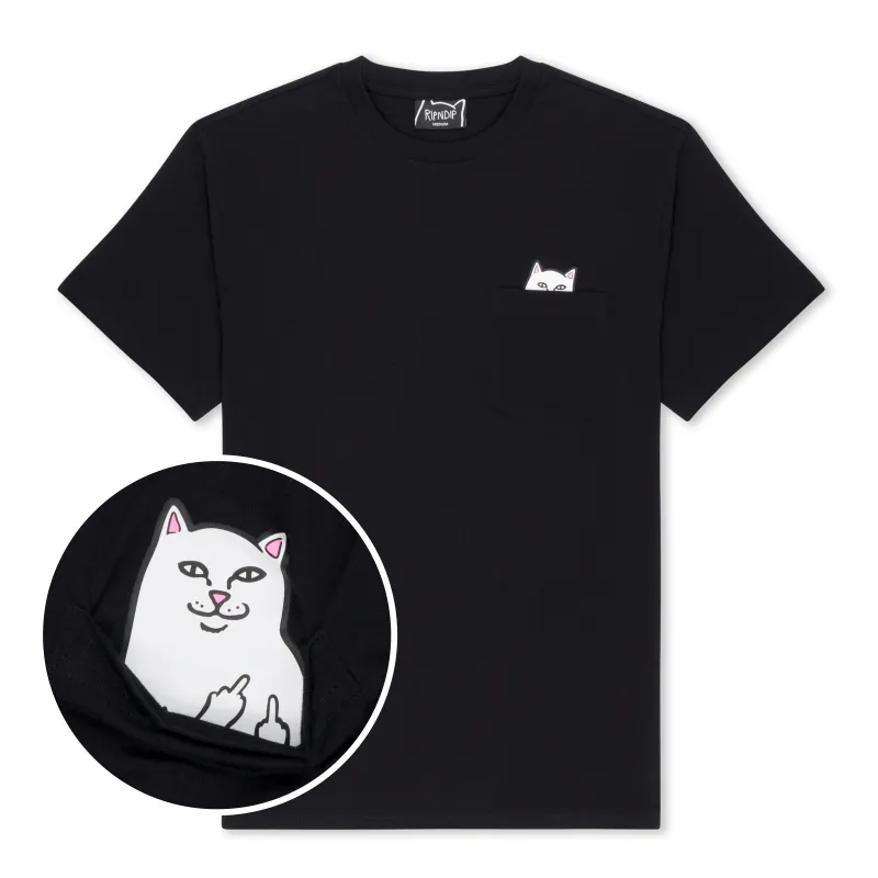 Lord Nermal Pocket Tee (Black) sold by Ripndip