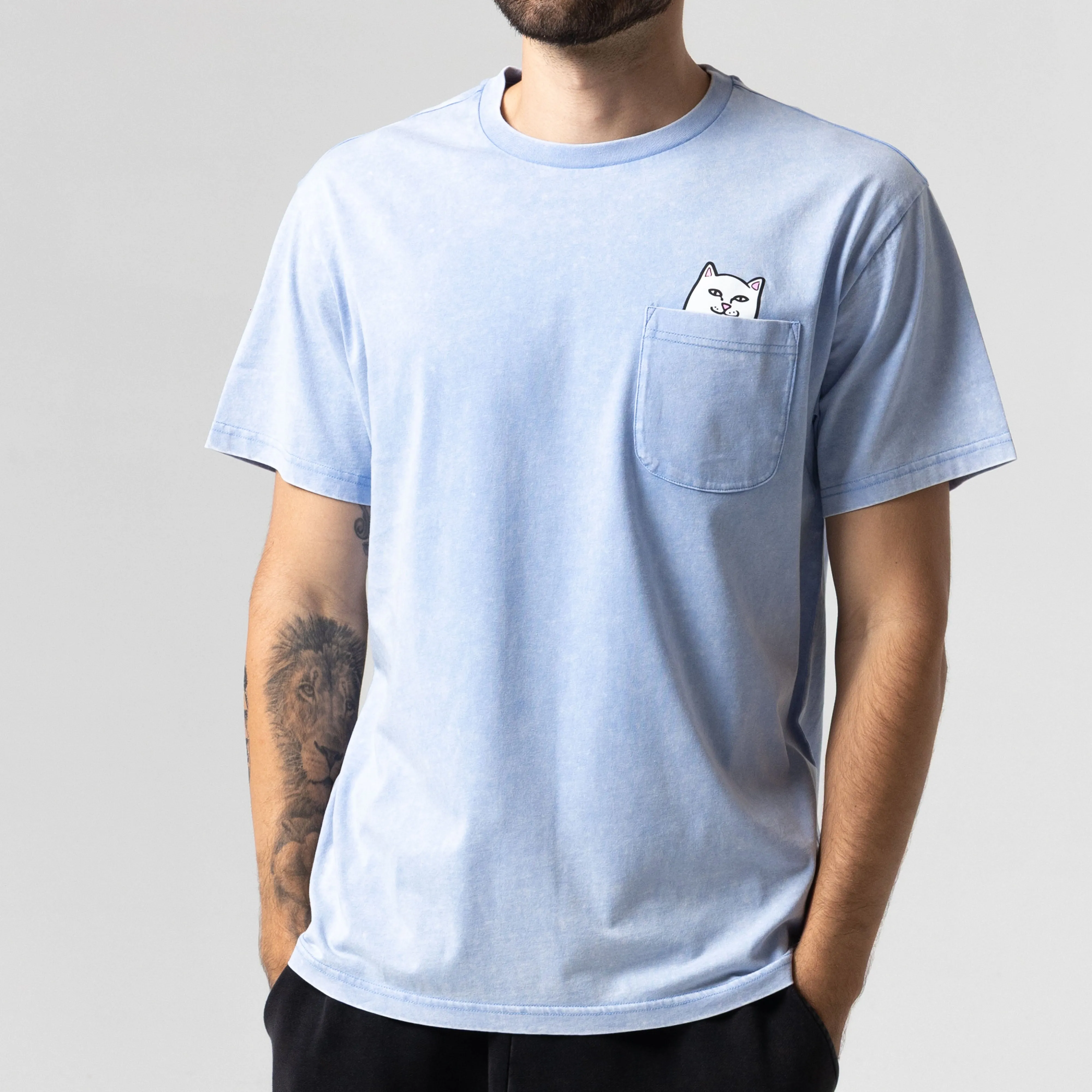 Lord Nermal Pocket Tee (Power Blue Vintage Wash) sold by Ripndip product image thumbnail 3