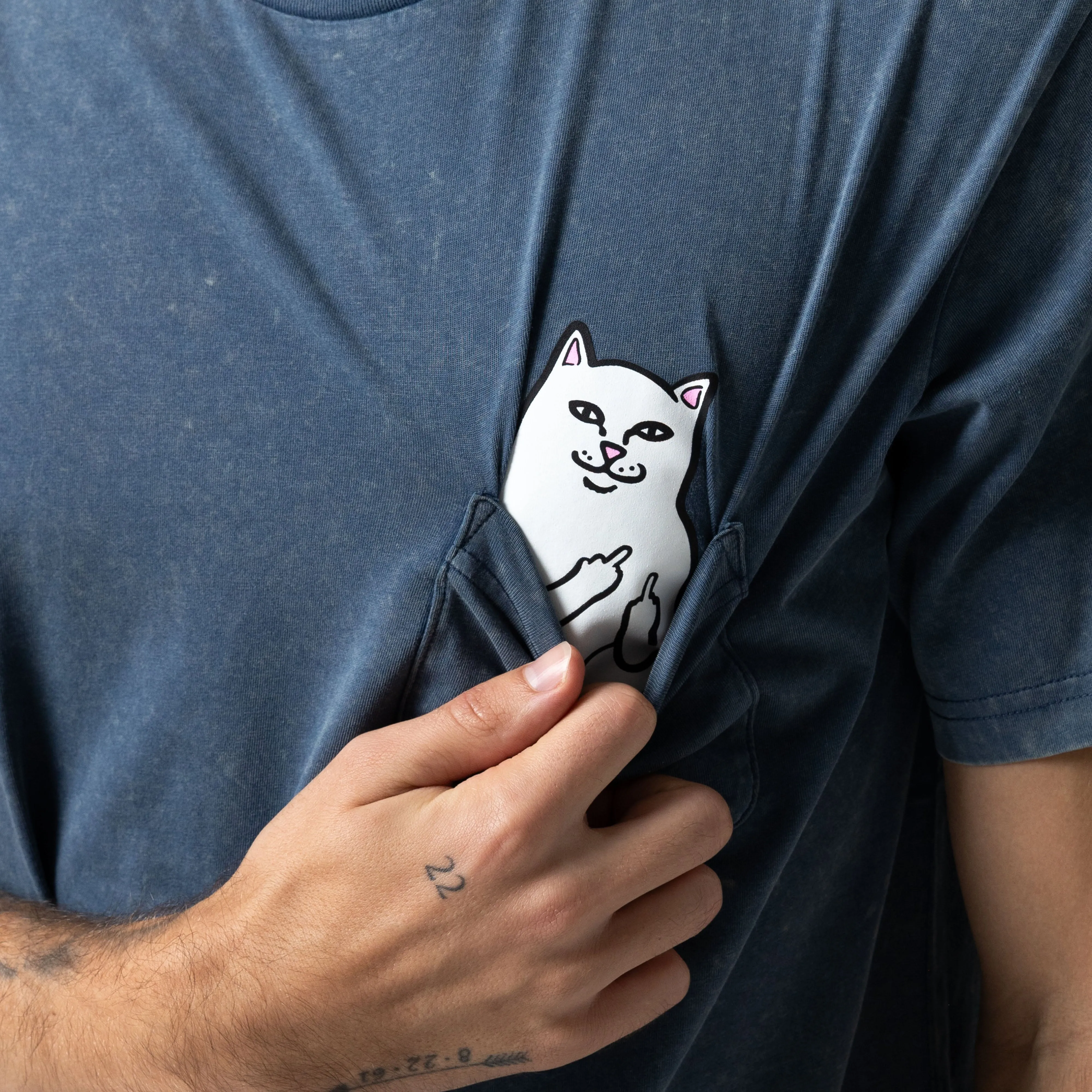 Lord Nermal Pocket Tee (Dark Slate Vintage Wash) sold by Ripndip product image thumbnail 3