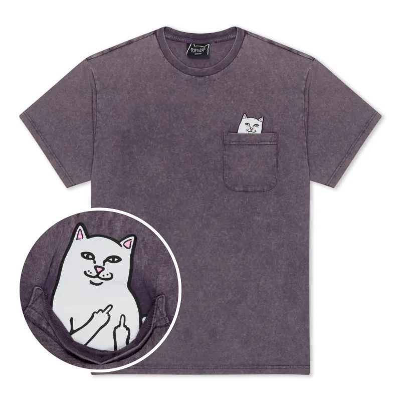 Lord Nermal Pocket Tee (Grape Vintage Wash) sold by Ripndip