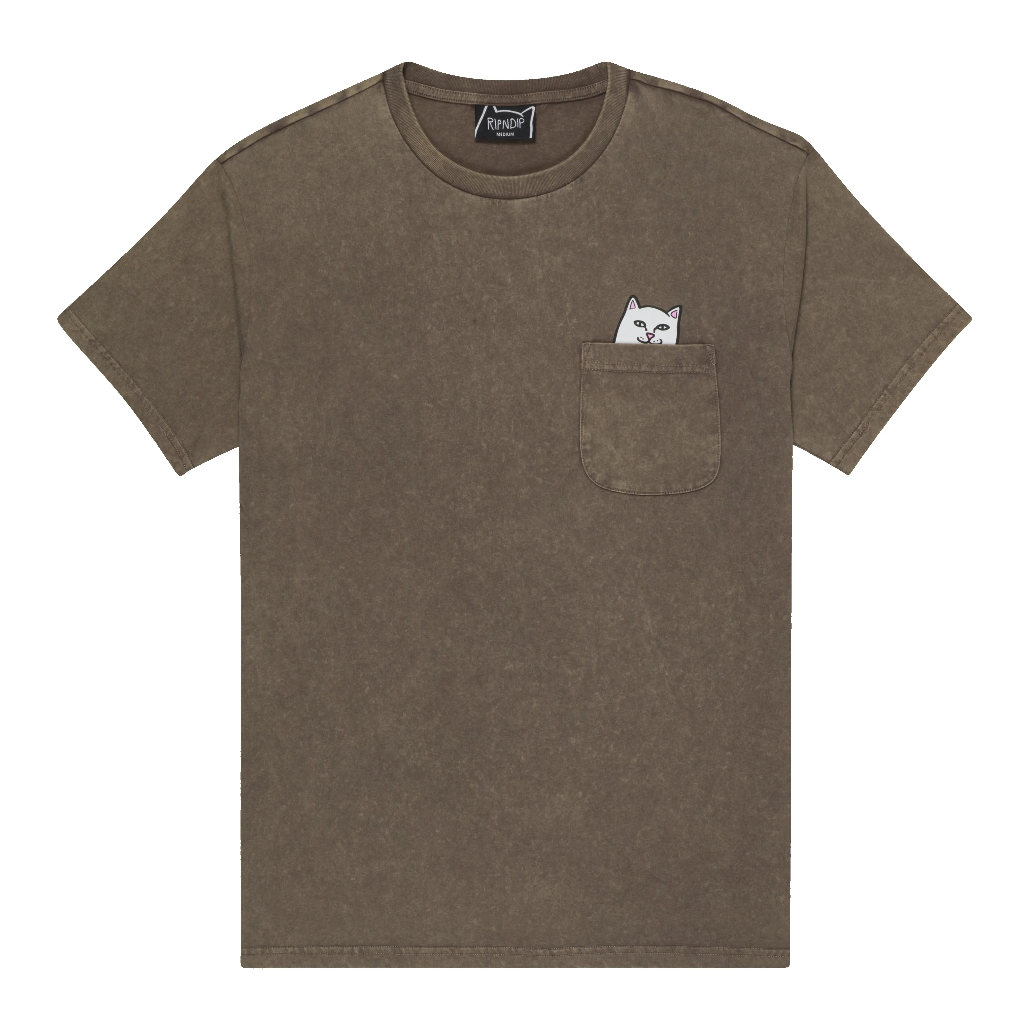 Lord Nermal Pocket Tee (Brown Vintage Wash) sold by Ripndip product image thumbnail 4