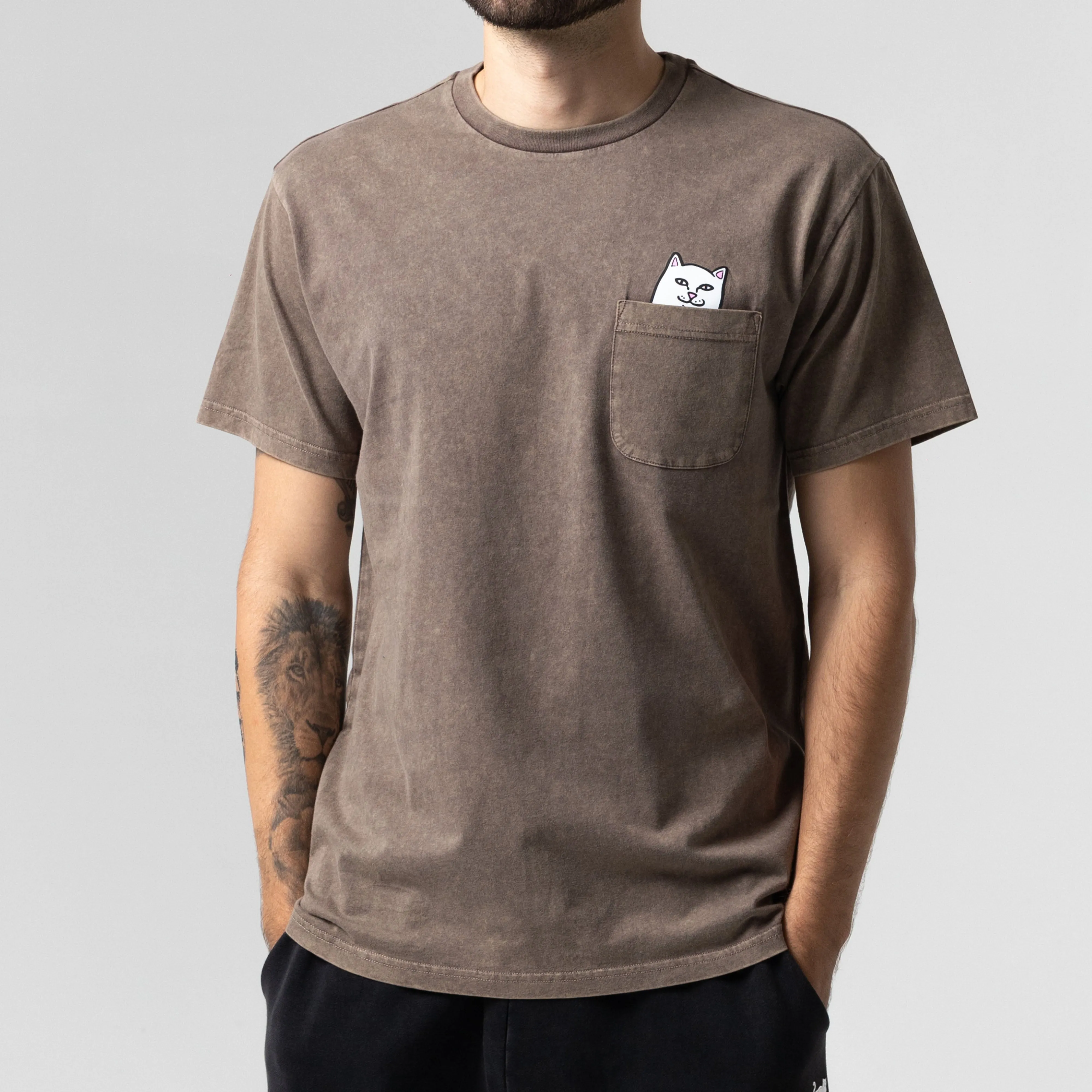 Lord Nermal Pocket Tee (Brown Vintage Wash) sold by Ripndip product image thumbnail 2