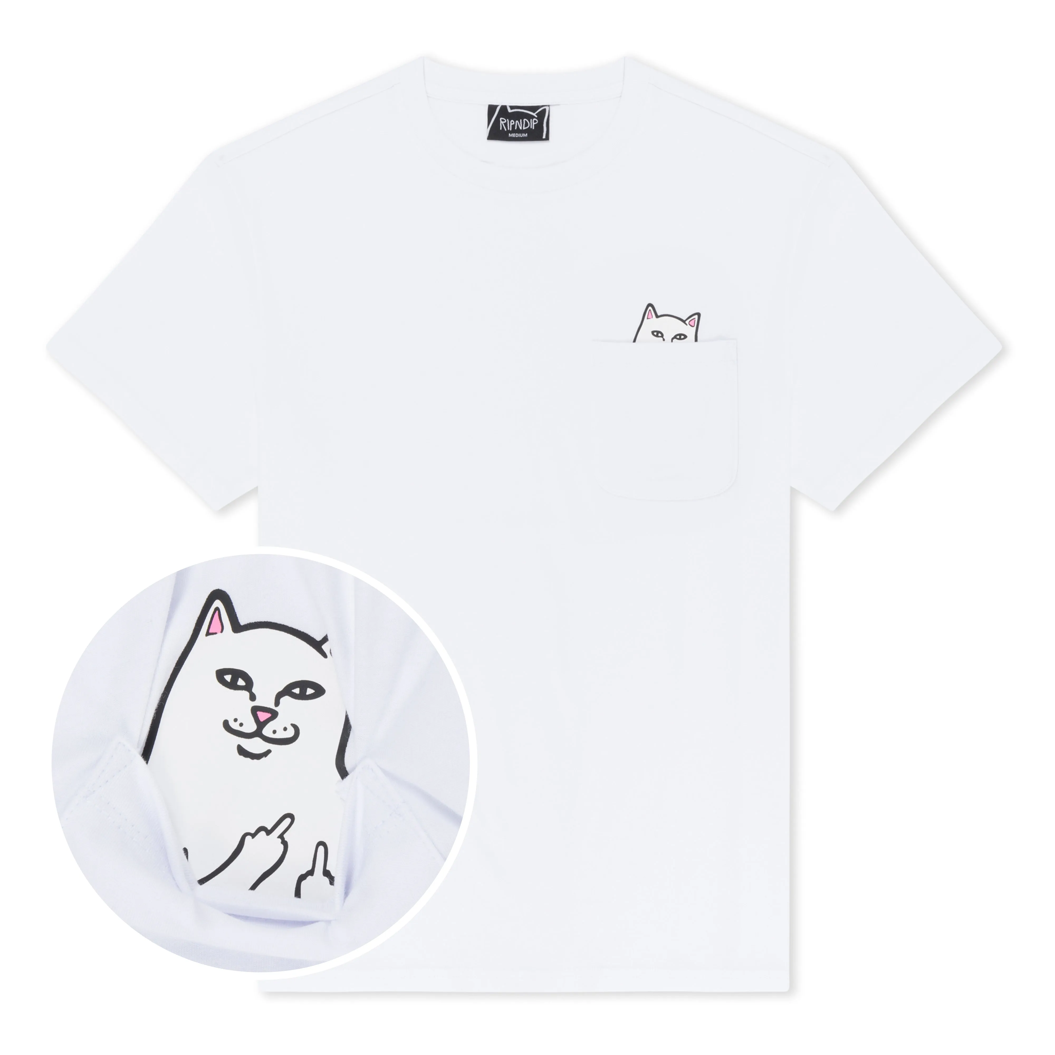 Lord Nermal Pocket Tee (White) sold by Ripndip