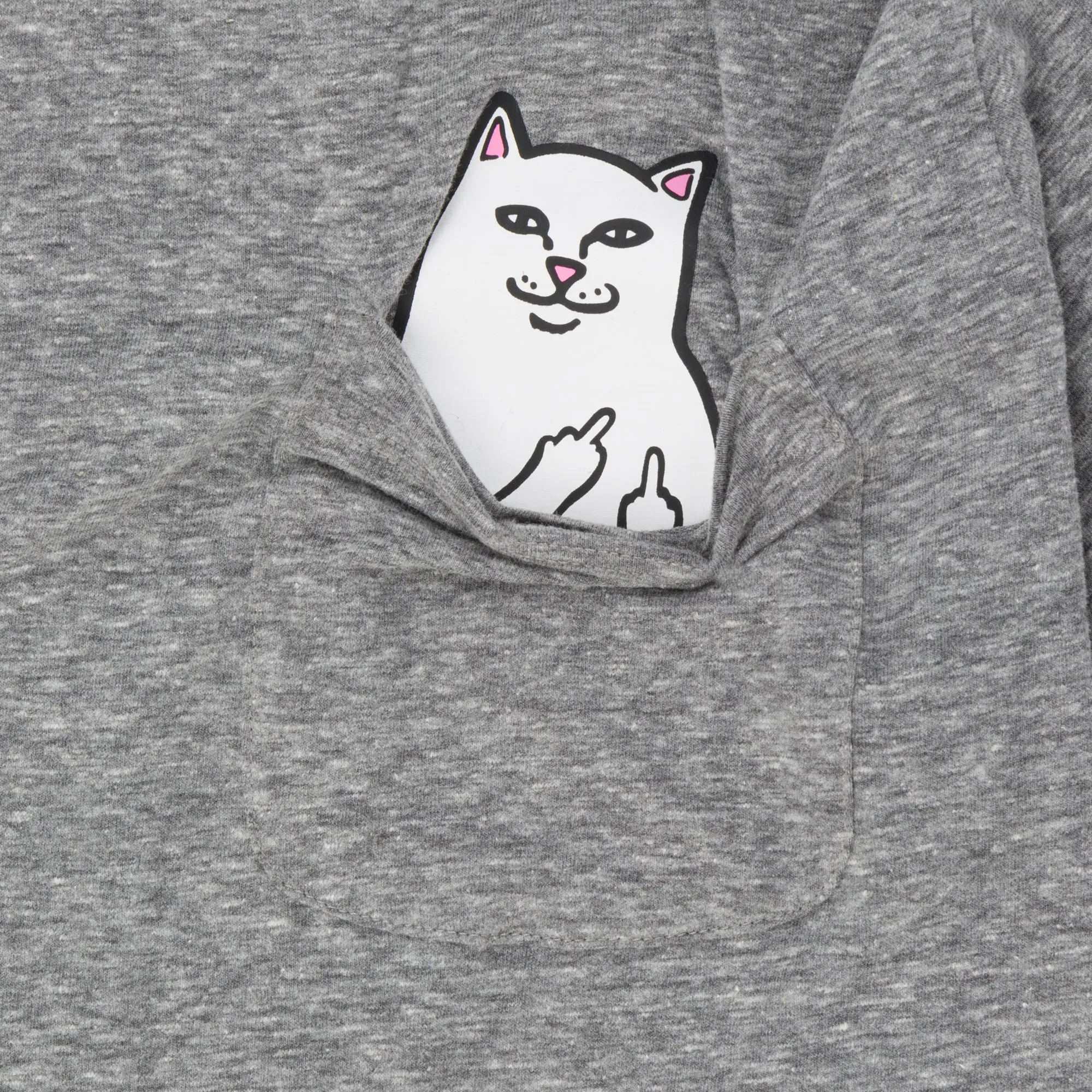 Lord Nermal Pocket Tee (Heather Grey) sold by Ripndip product image thumbnail 2