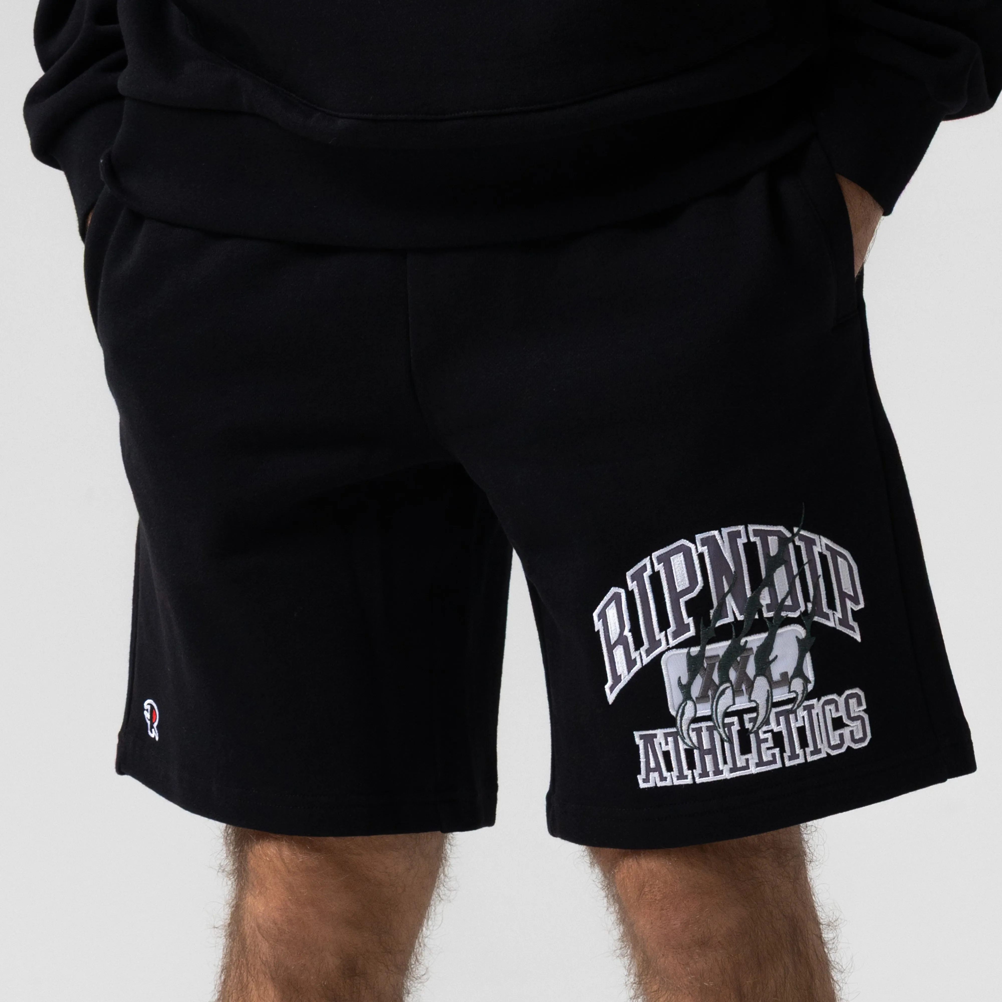 RIPNDIP Athletics Sweat Shorts (Black) sold by Ripndip product image thumbnail 2