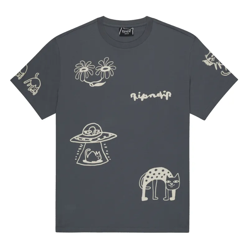 Blonded Tee (Charcoal) sold by Ripndip