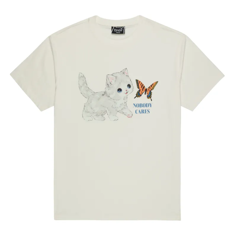 Nobody Cares Tee (Bone) sold by Ripndip