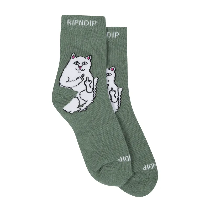 Lord Nermal Mid Socks (Pine Green) made by Ripndip