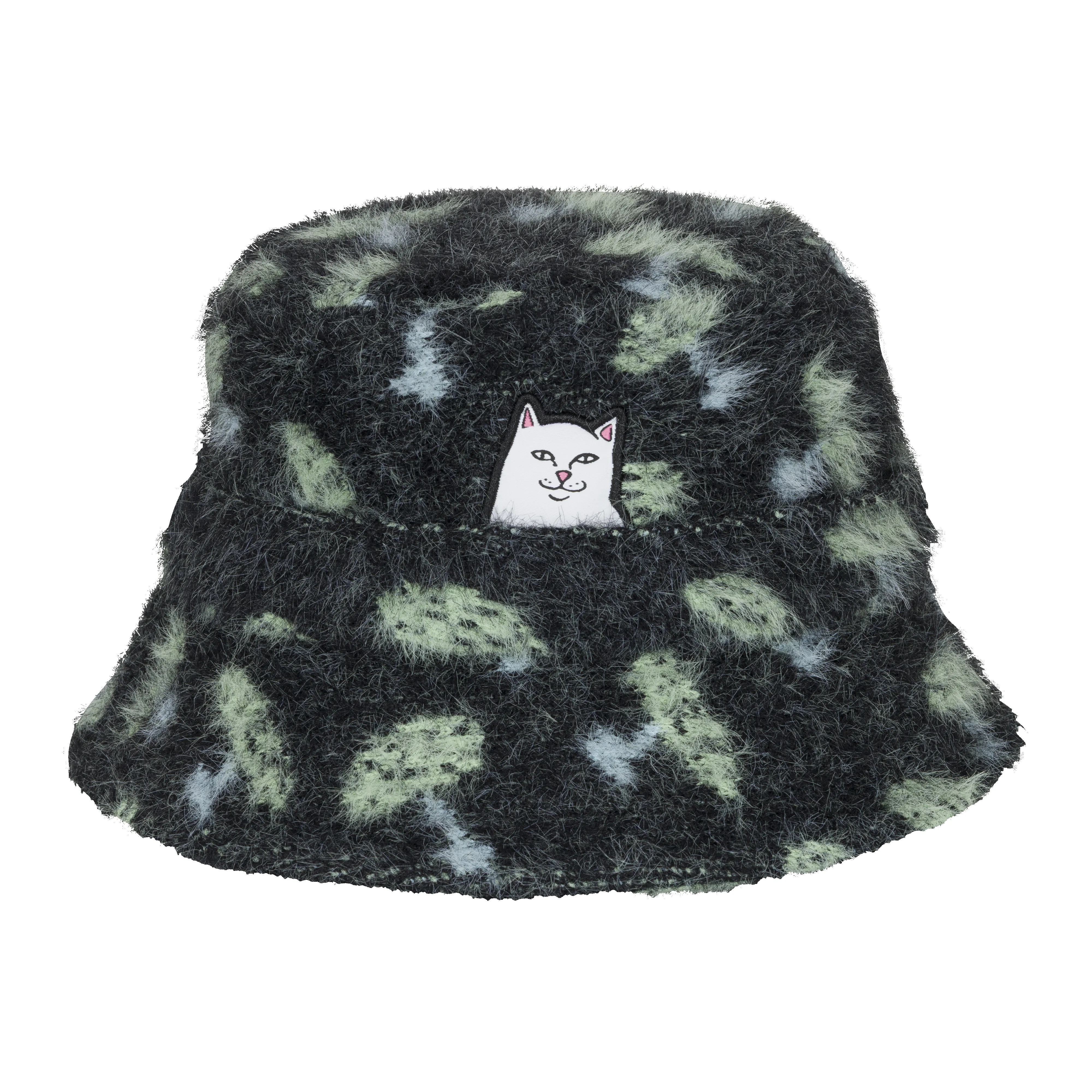 Lord Nermal World Mohair Bucket Hat (Black) sold by Ripndip