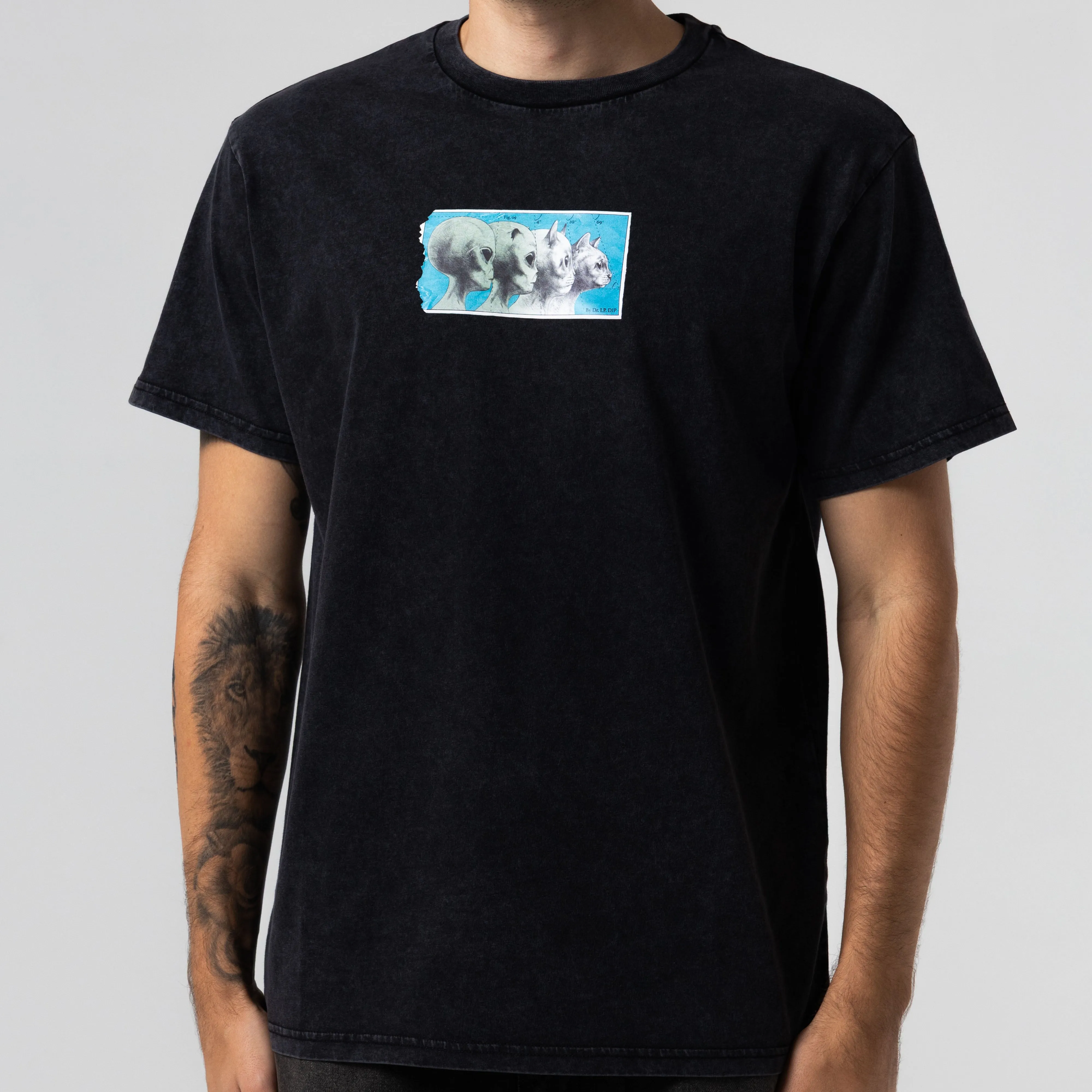 Nerm Geo Tee (Black Vintage Wash) sold by Ripndip product image thumbnail 2
