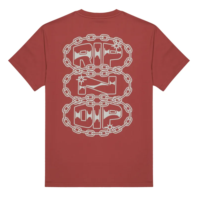 Linked Up Tee (Burnt Orange) sold by Ripndip