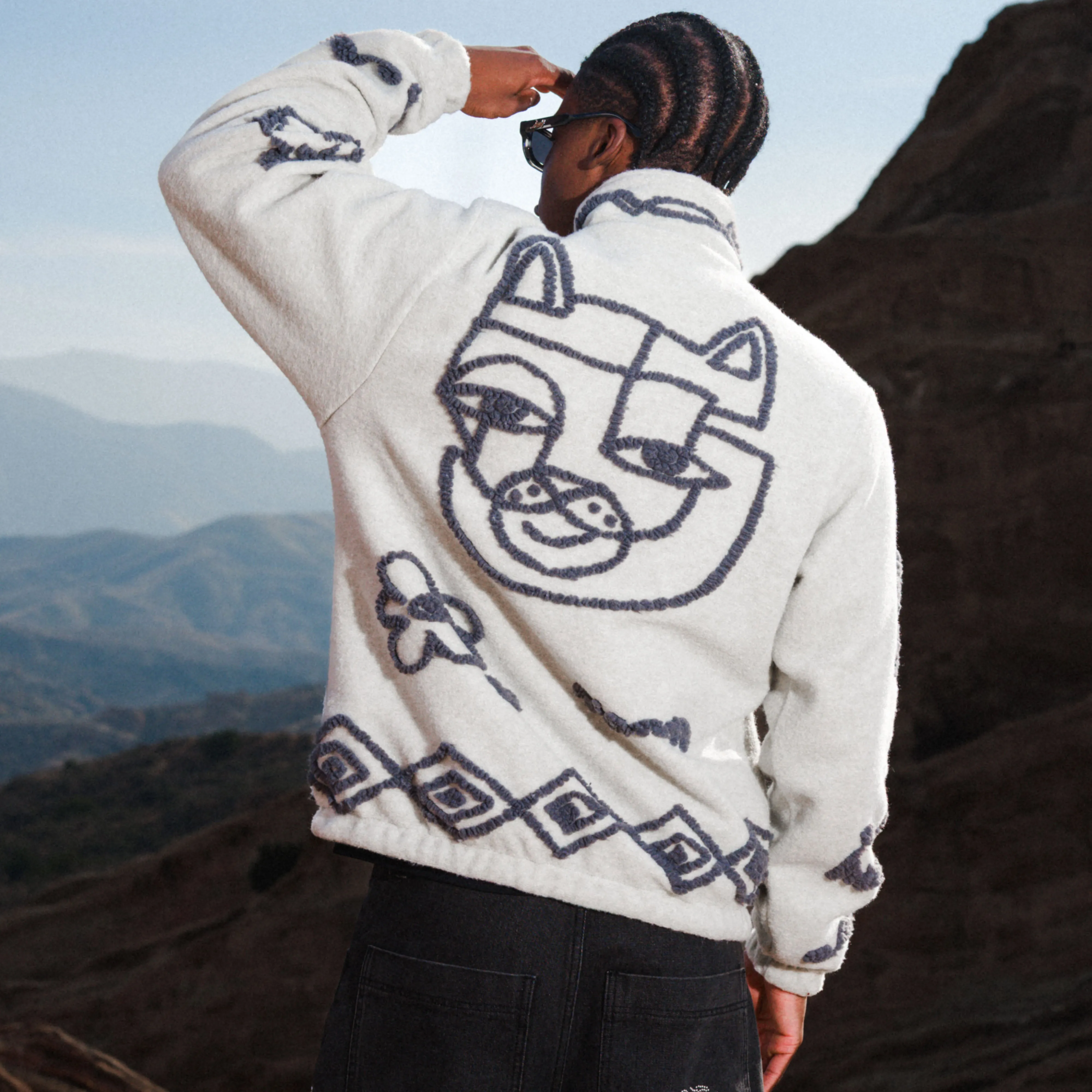 Blonded Reversible Jacket (Sand / Charcoal) sold by Ripndip product image thumbnail 4