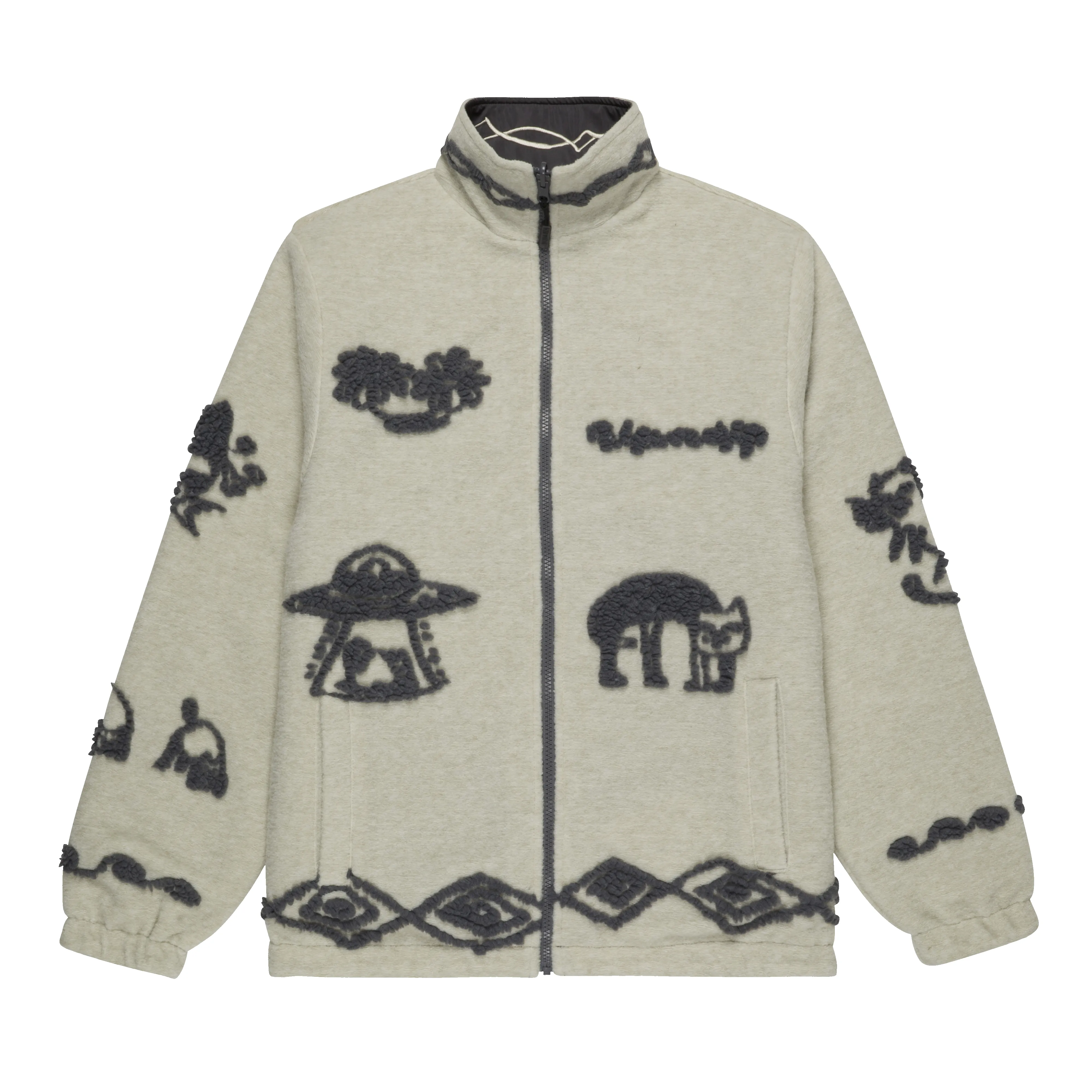 Blonded Reversible Jacket (Sand / Charcoal) sold by Ripndip product image thumbnail 5
