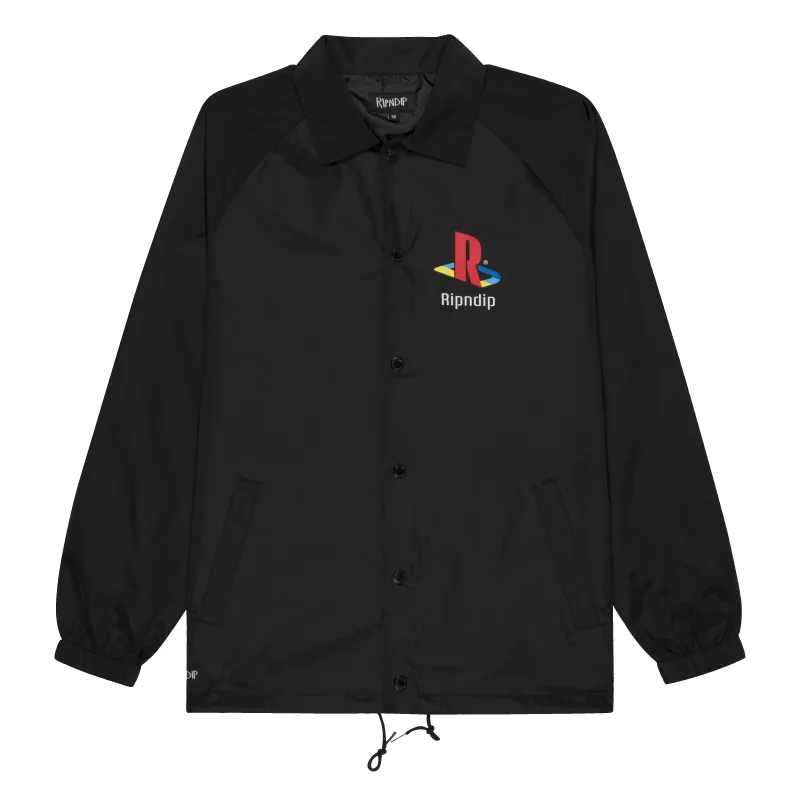 Nermii Coaches Jacket (Black) sold by Ripndip