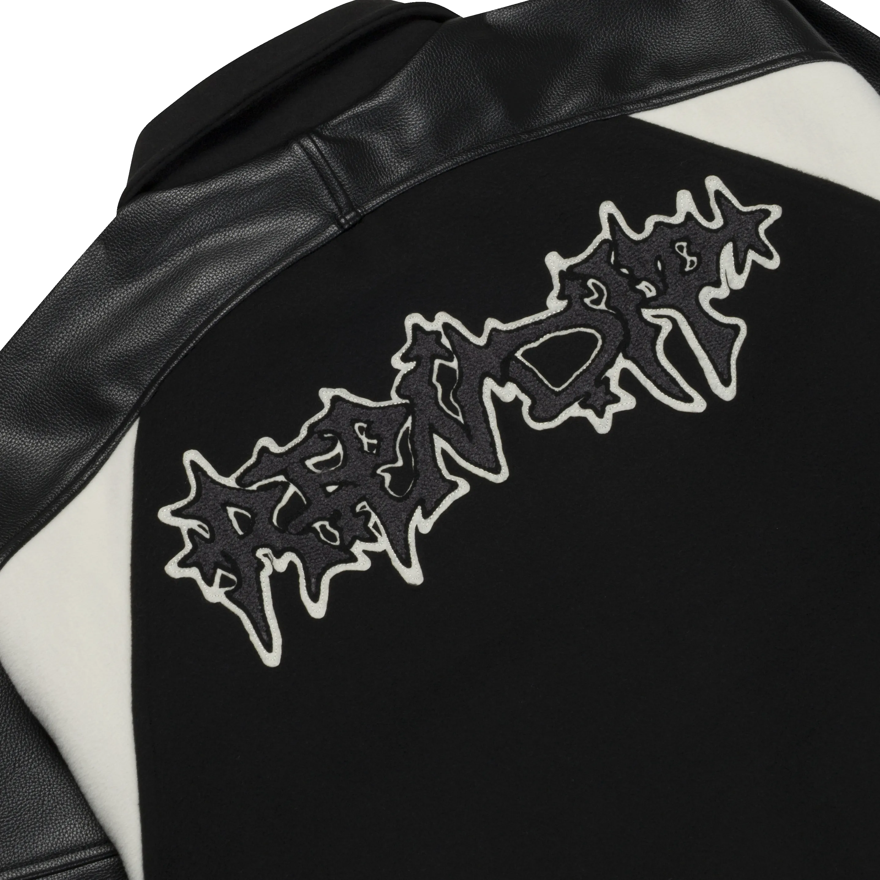 Luther Leather Jacket (Black / Sand) sold by Ripndip product image thumbnail 5