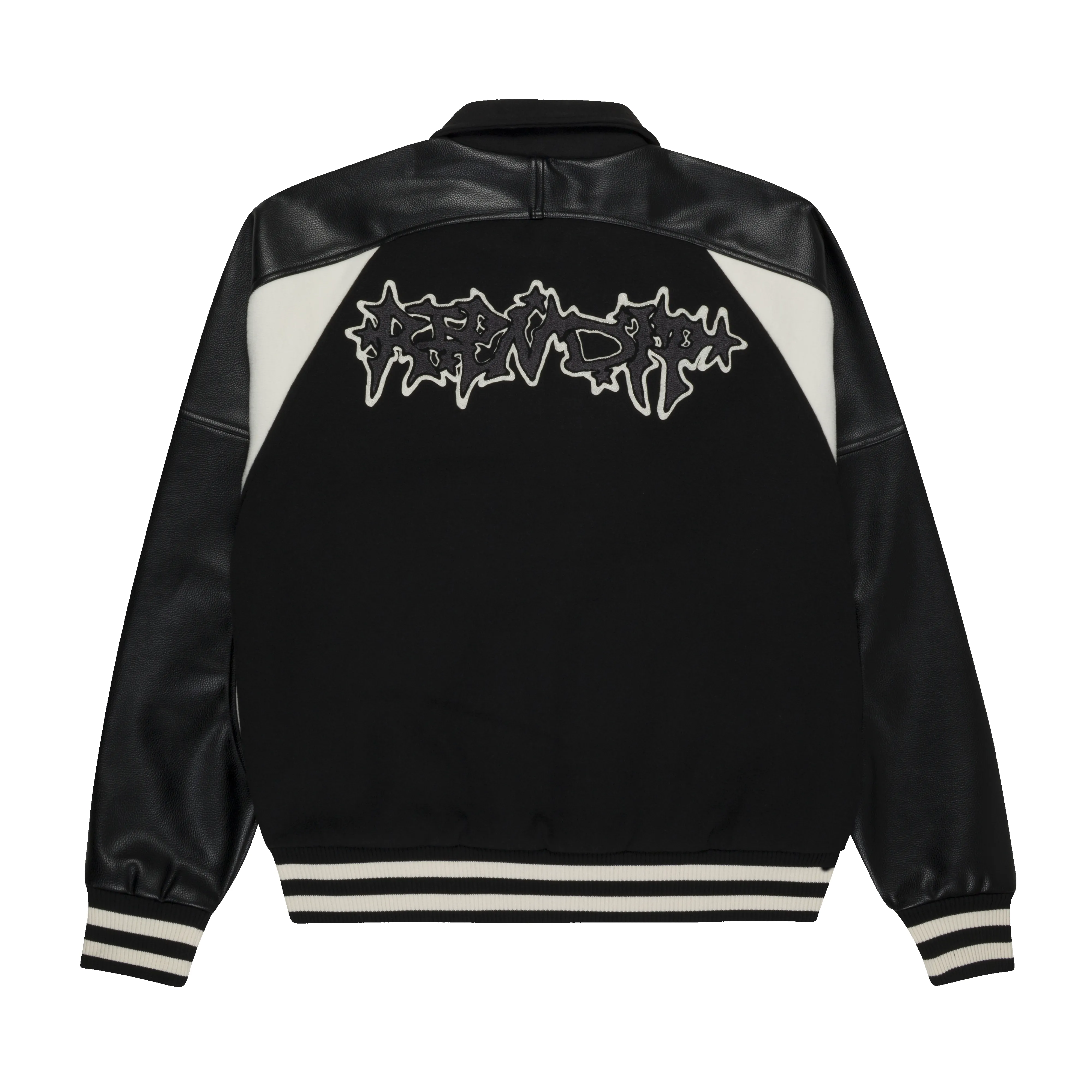 Luther Leather Jacket (Black / Sand) sold by Ripndip product image thumbnail 4