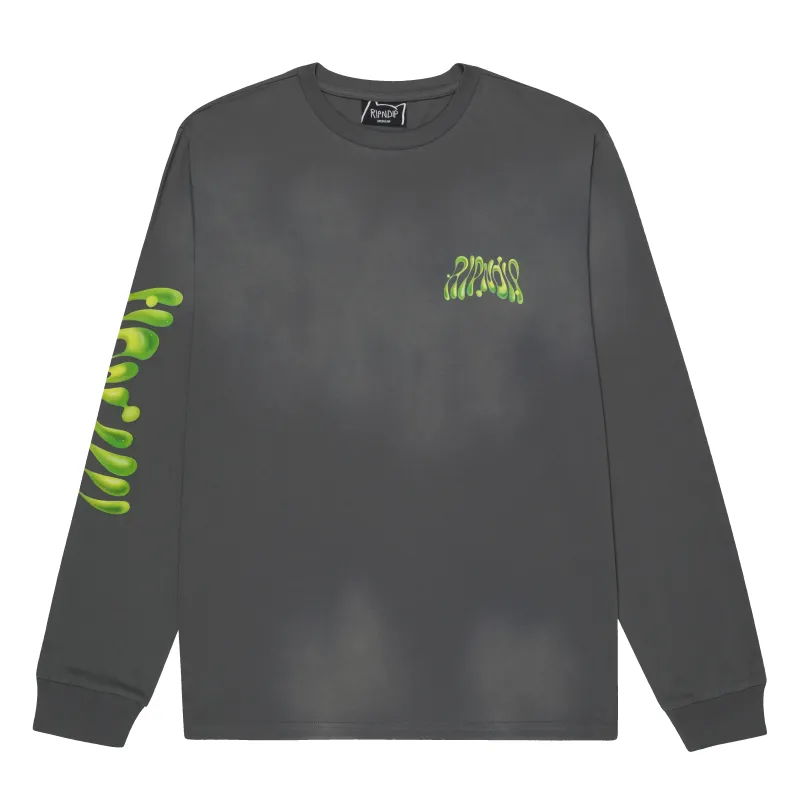 Lava Lamp LS (Charcoal Vintage Wash) sold by Ripndip