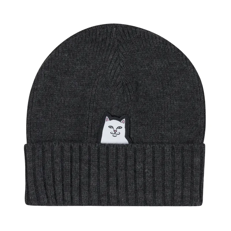 Lord Nermal Beanie (Black Heather) made by Ripndip