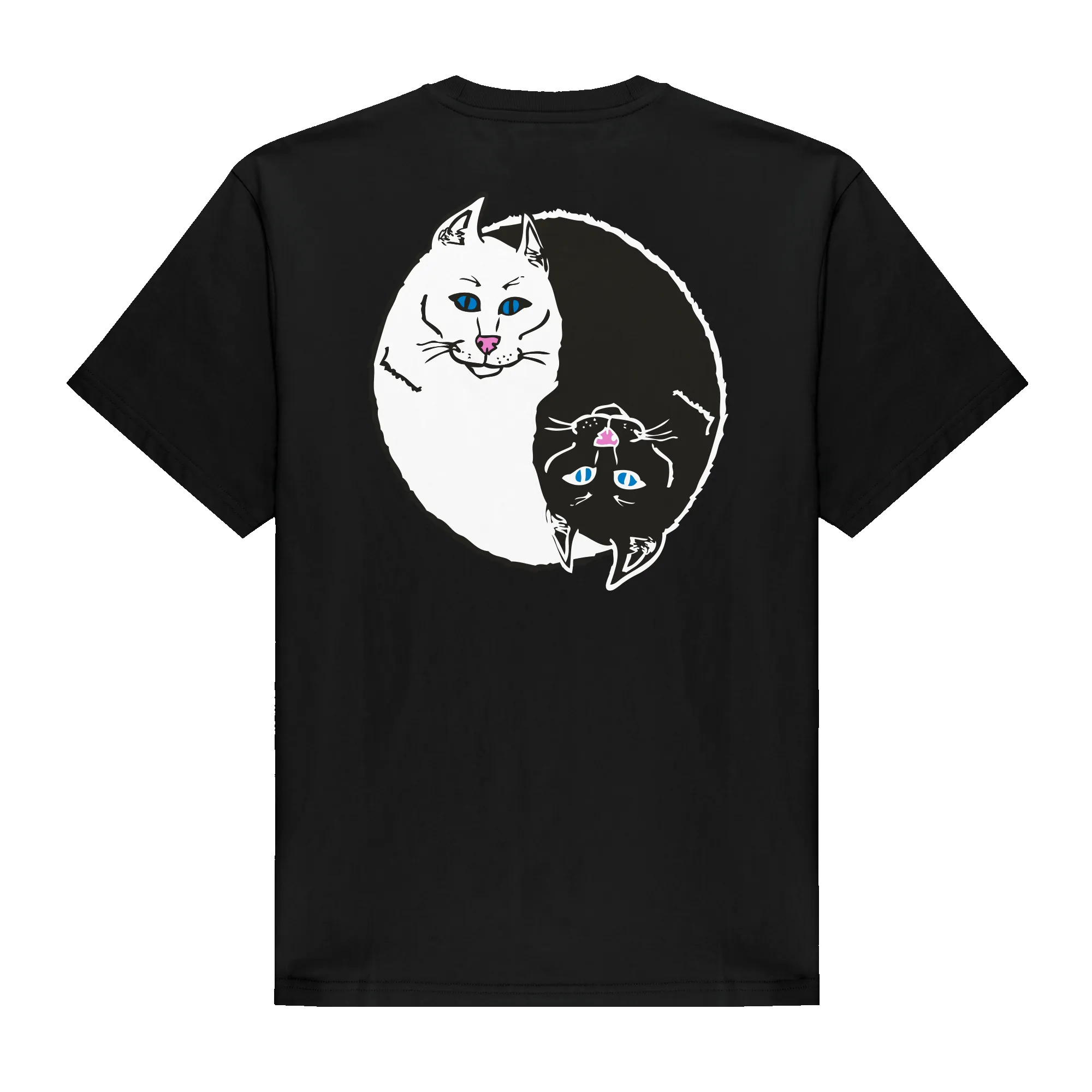 Nermal Ying Yang Tee (Black) sold by Ripndip