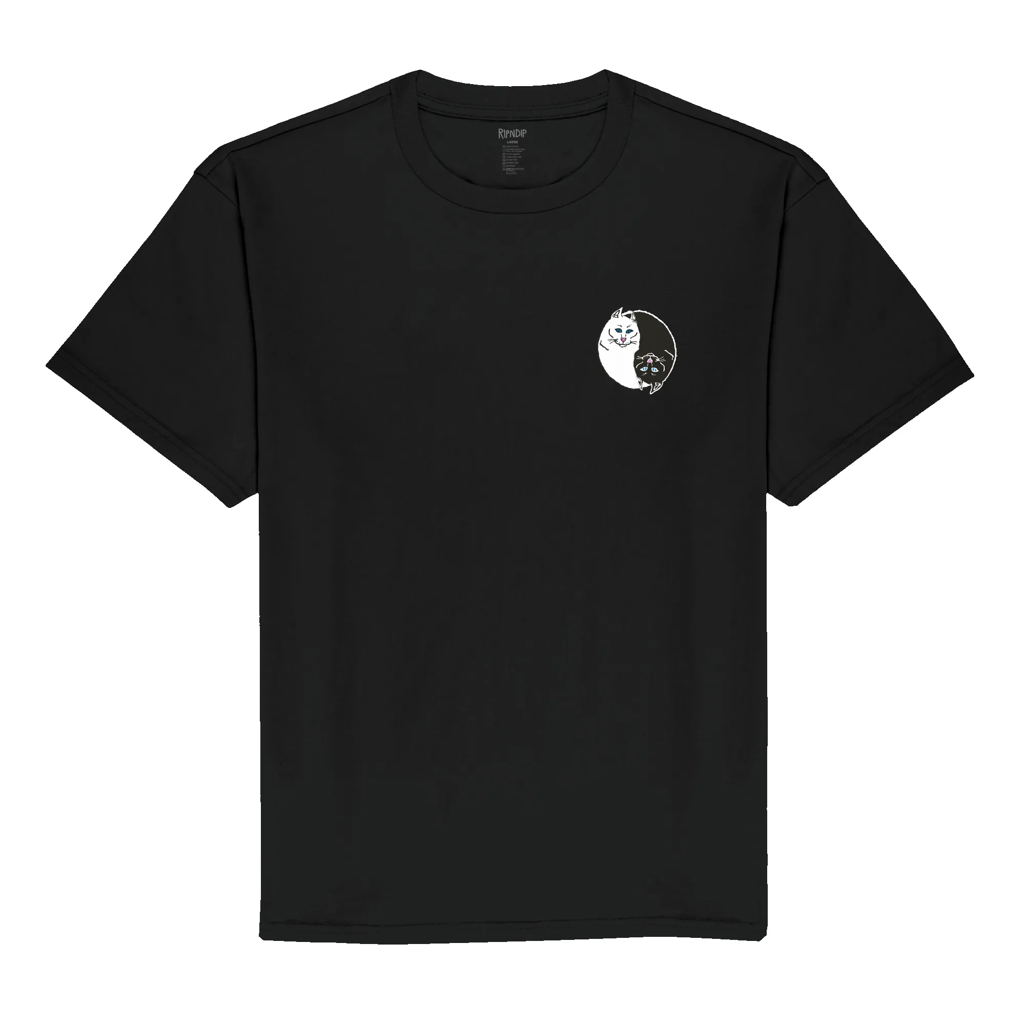 Nermal Ying Yang Tee (Black) sold by Ripndip product image thumbnail 2