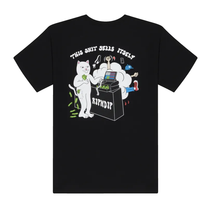 This Shit Sells Tee (Black) sold by Ripndip