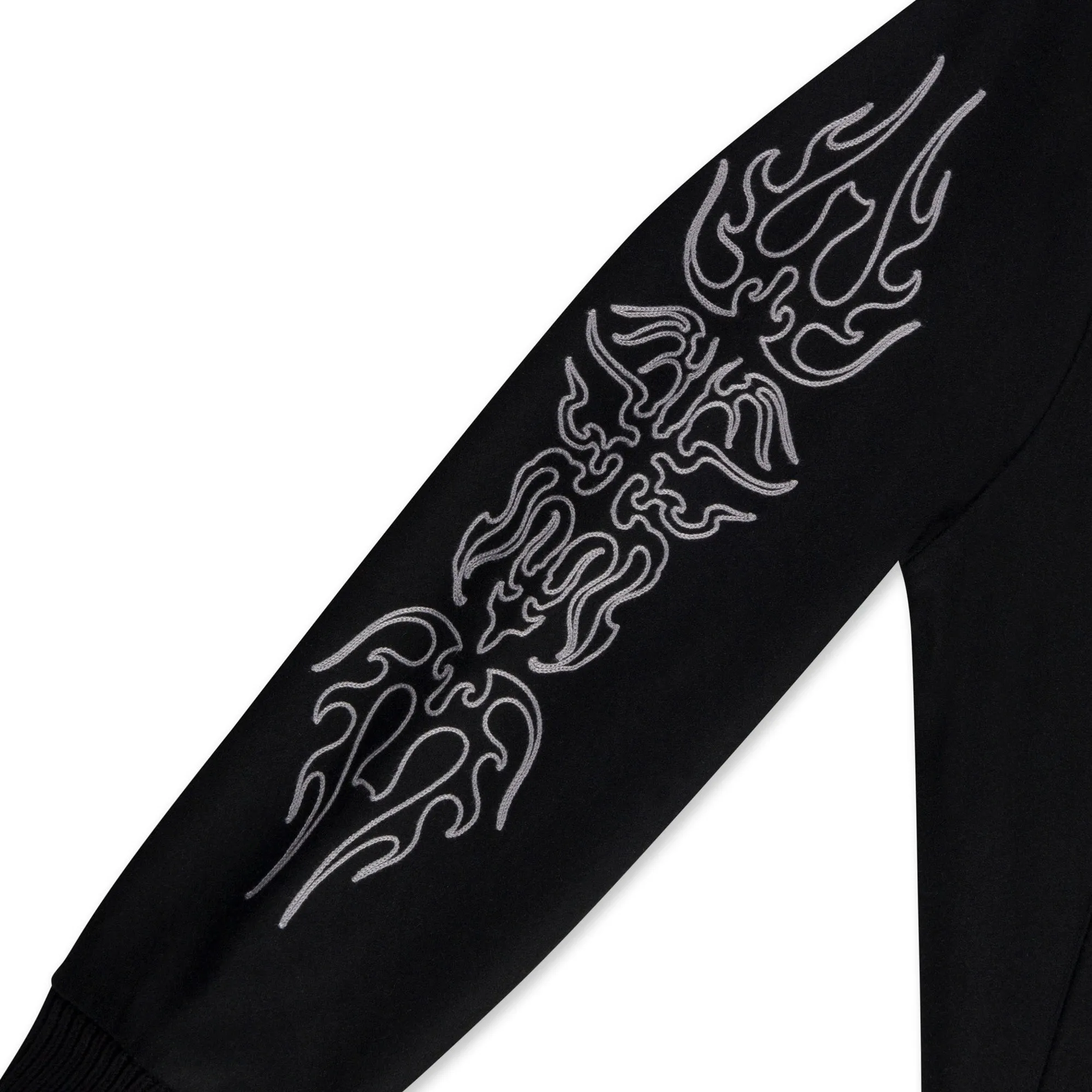 Volt Varsity Jacket (Black) sold by Ripndip product image thumbnail 5