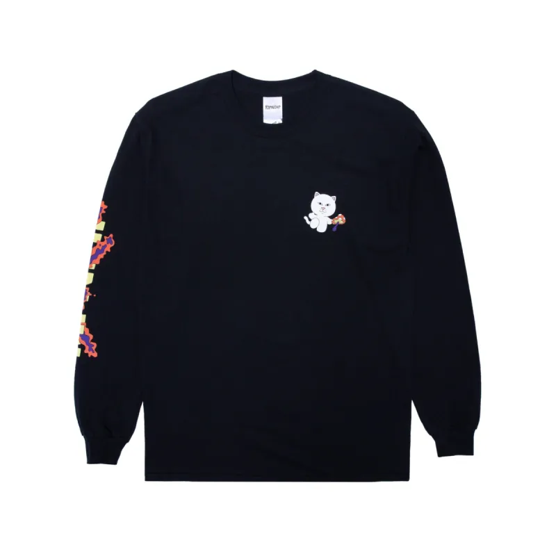 Day Tripper Long Sleeve (Black) sold by Ripndip