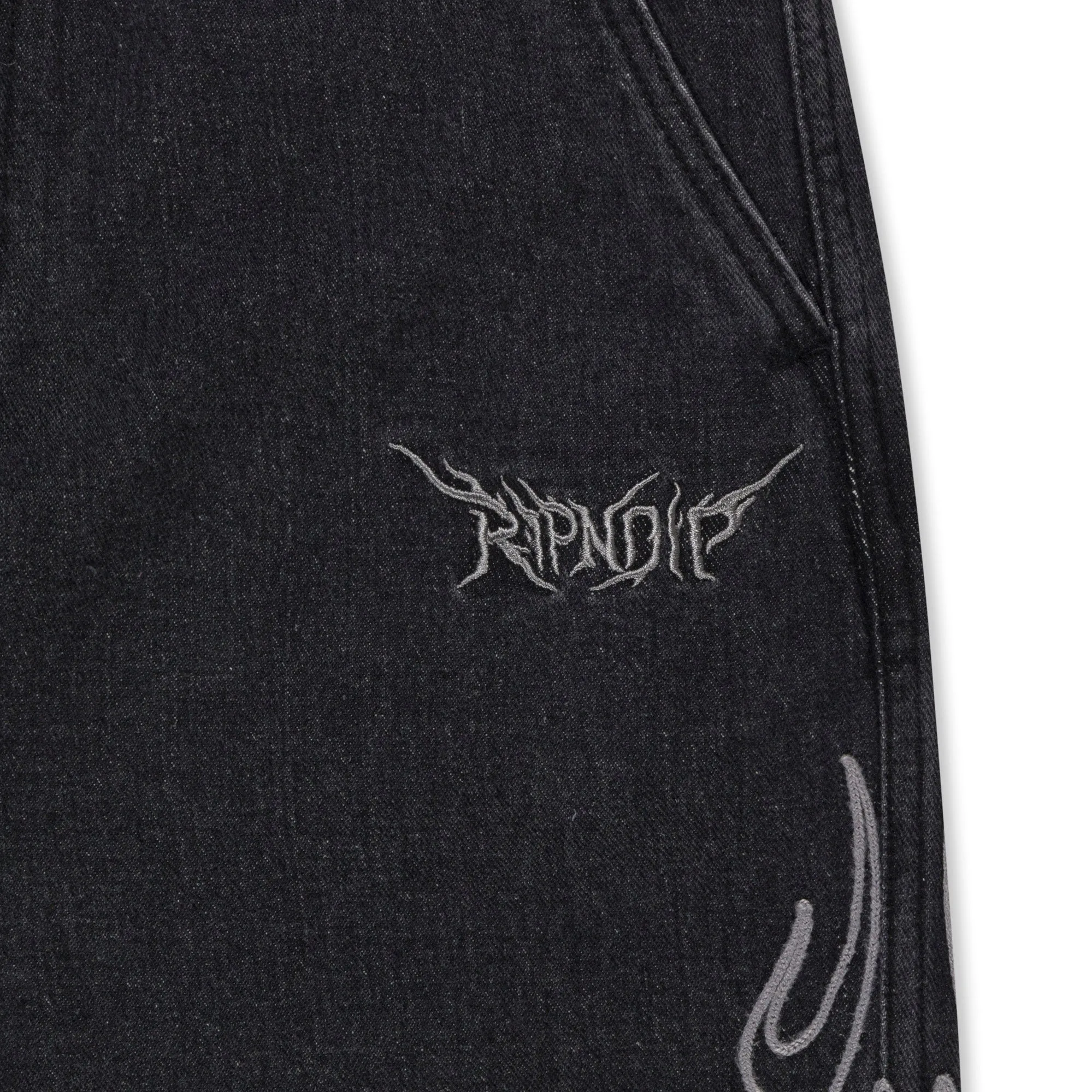 Volt Denim Pants (Black) sold by Ripndip product image thumbnail 4