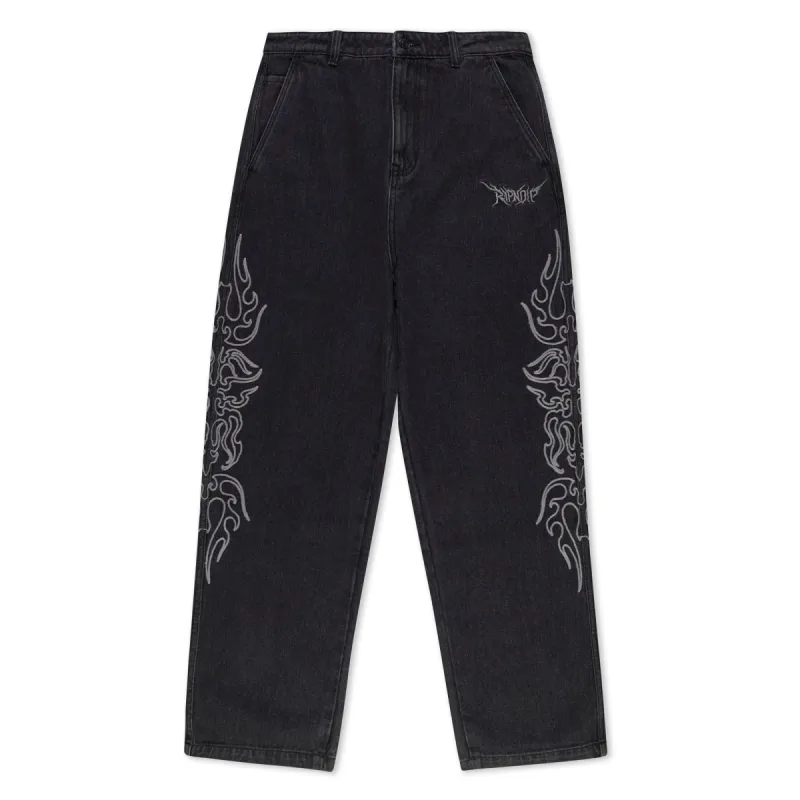 Volt Denim Pants (Black) sold by Ripndip