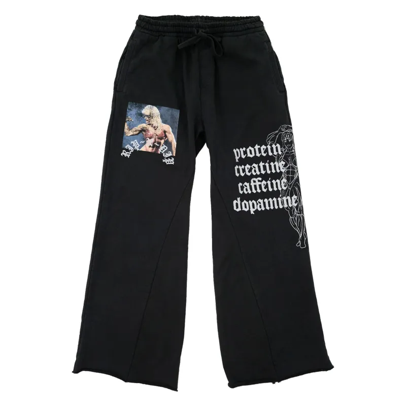 Protein Straight Leg 500GSM Sweatpants (Gunmetal) sold by Ripndip