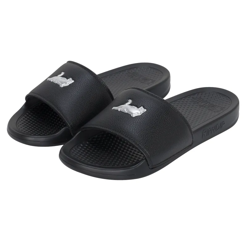 Castanza Slides (Black) sold by Ripndip