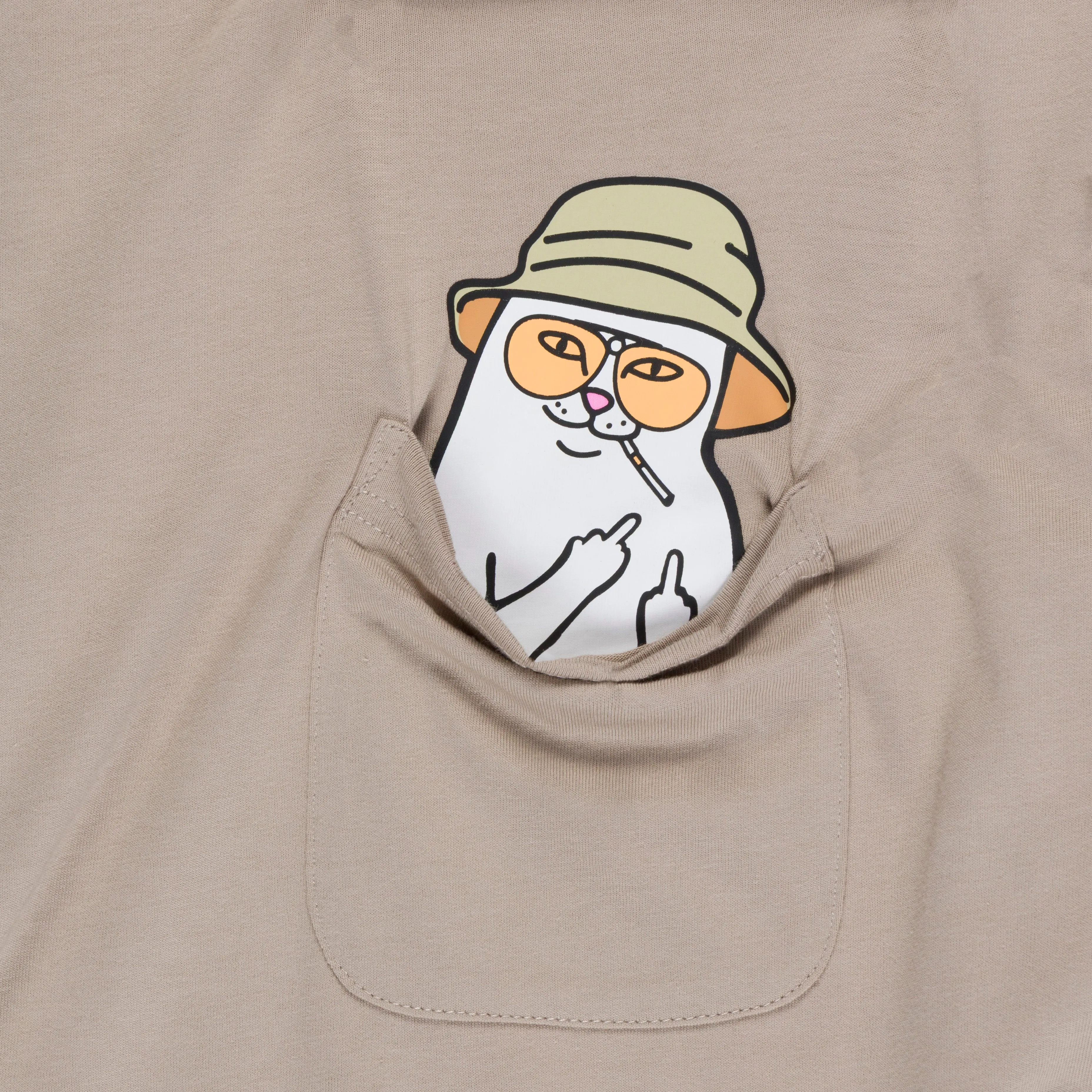 Nermal S Thompson Pocket Tee (Tan) sold by Ripndip product image thumbnail 4