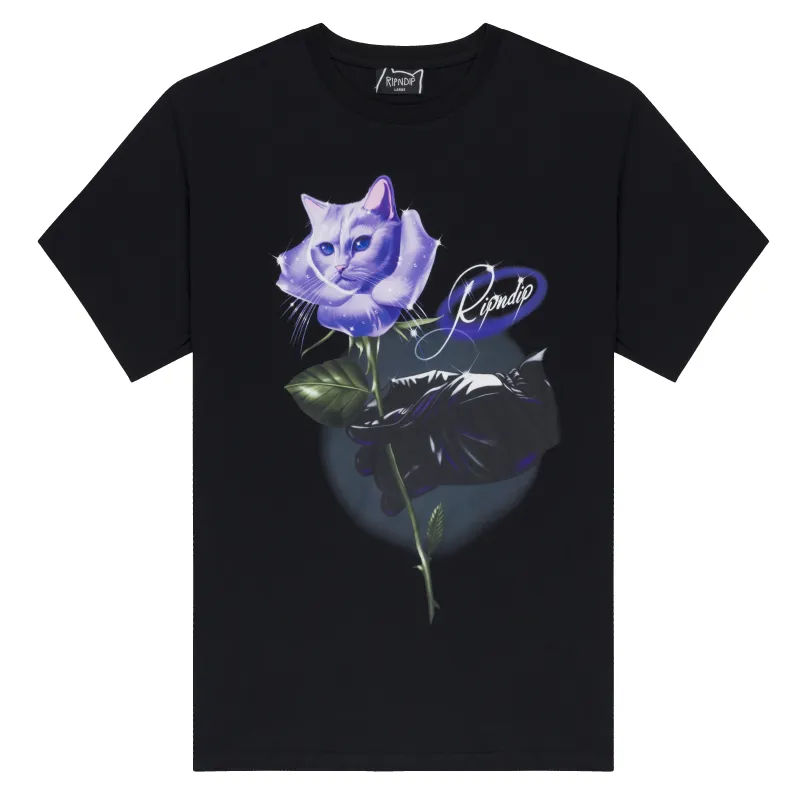 Rose Tee (Black) made by Ripndip