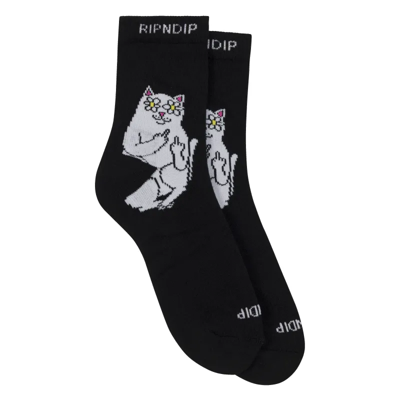 Lord Blossom Mid Socks (Black) made by Ripndip