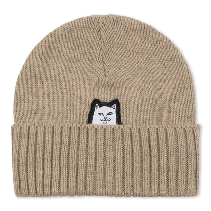 Lord Nermal Beanie (Sand) made by Ripndip