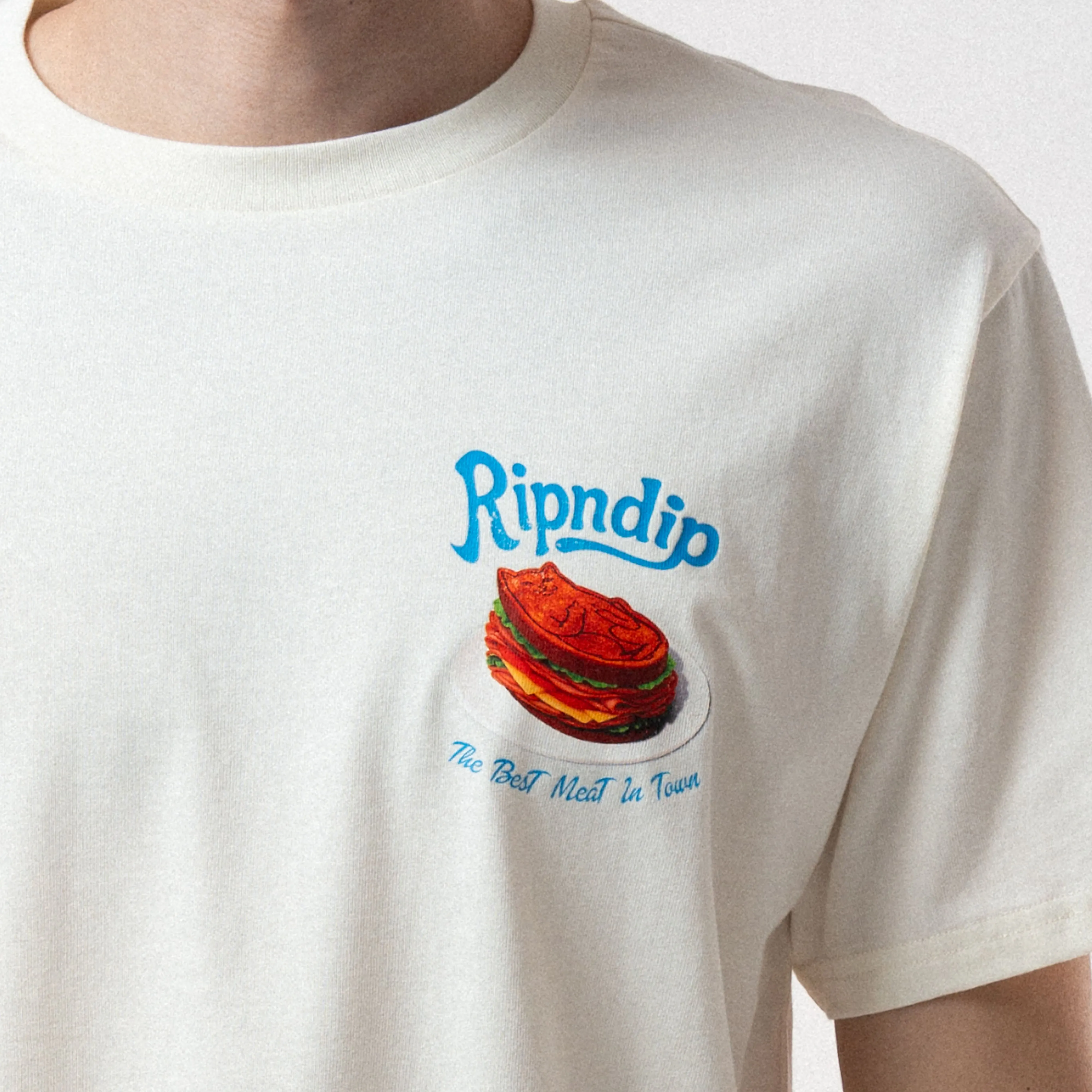 Best Meat Tee (Bone) sold by Ripndip product image thumbnail 5