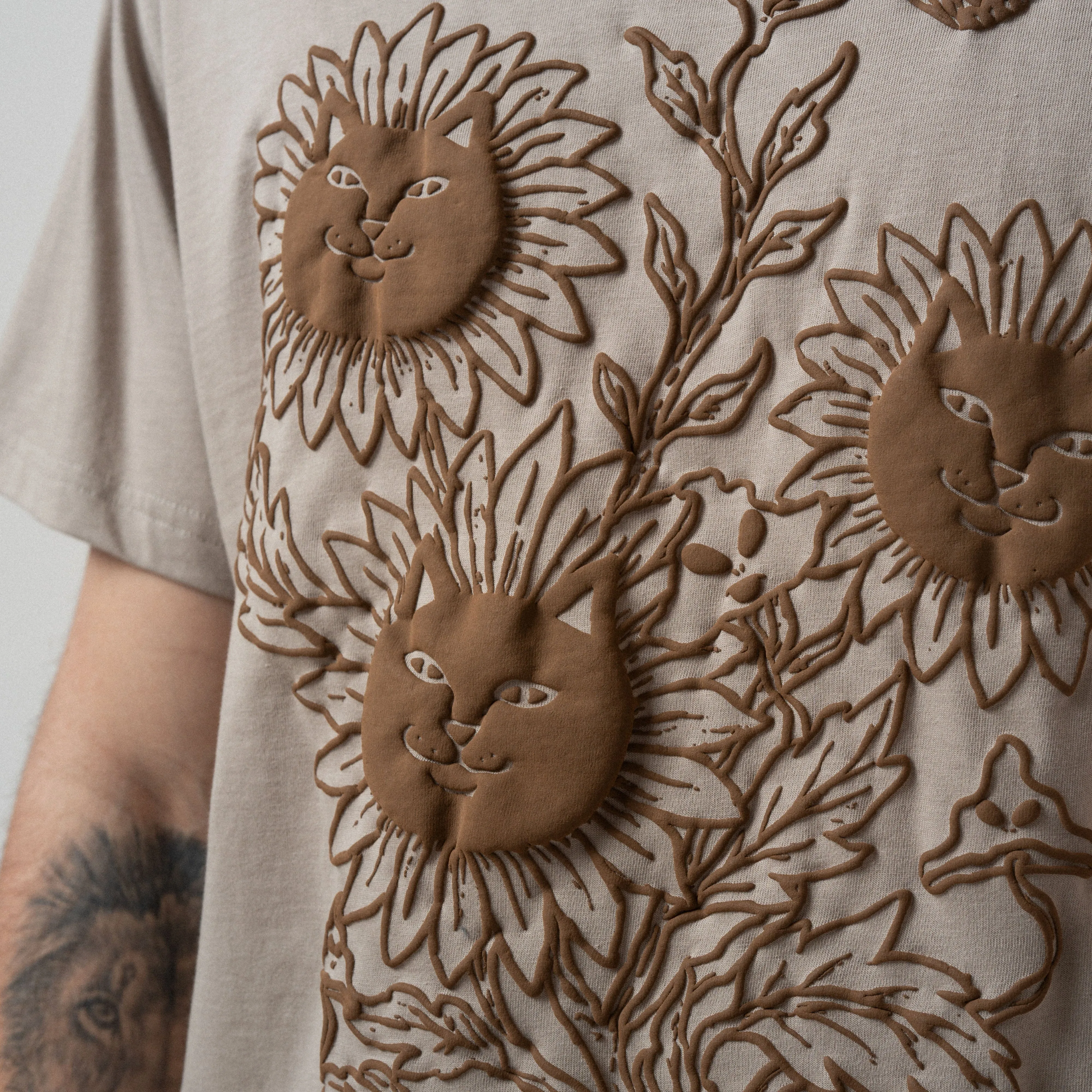 Where The Flowers Bloom Tee (Sand) sold by Ripndip product image thumbnail 4