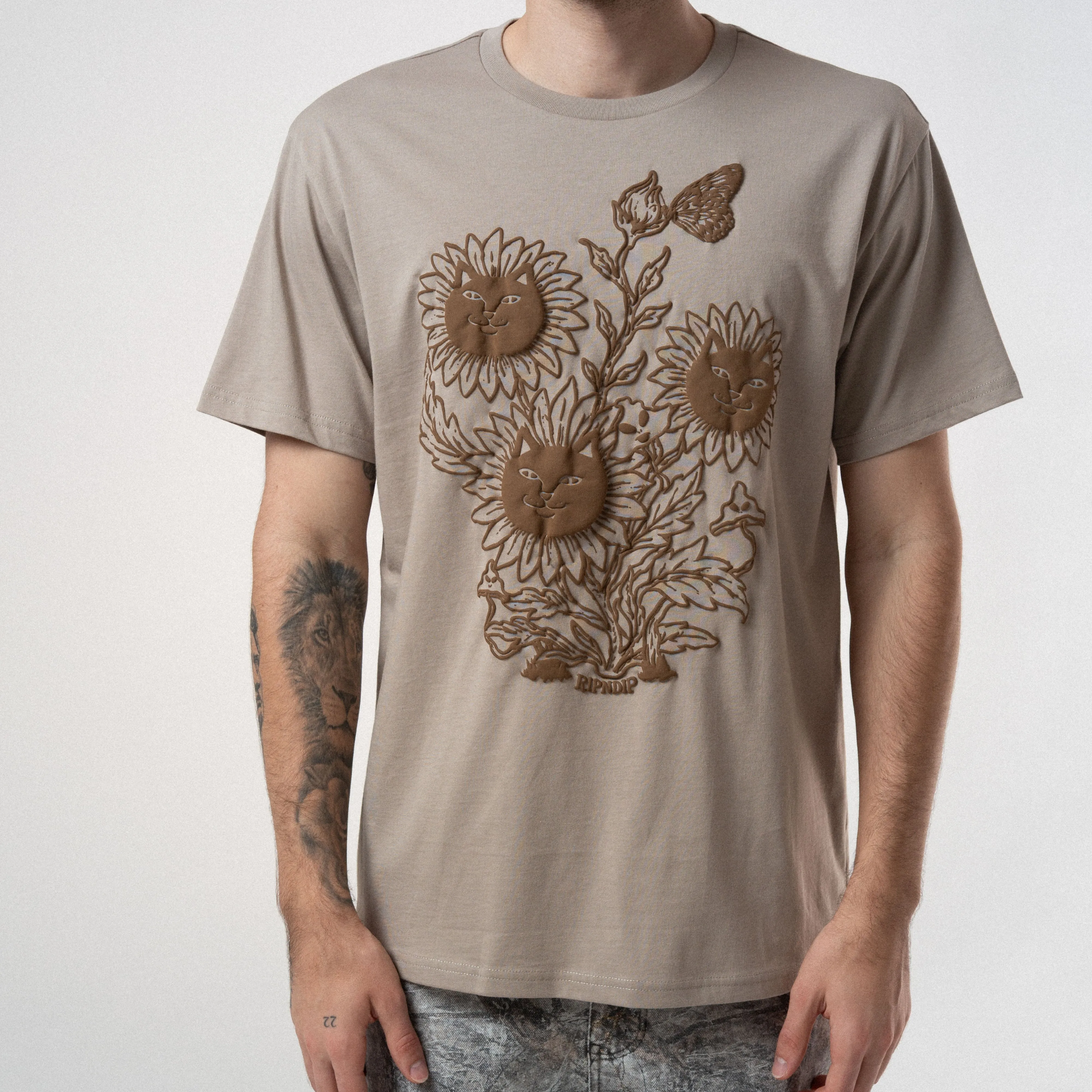 Where The Flowers Bloom Tee (Sand) sold by Ripndip product image thumbnail 2