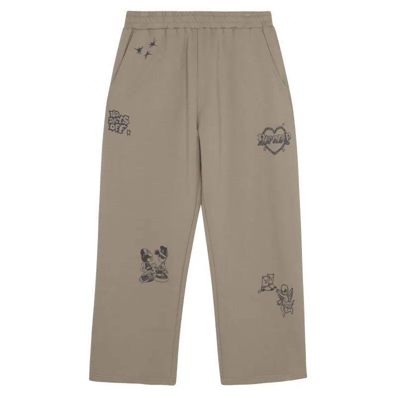 Westside Straight Leg Sweatpants (Dark Sand) made by Ripndip