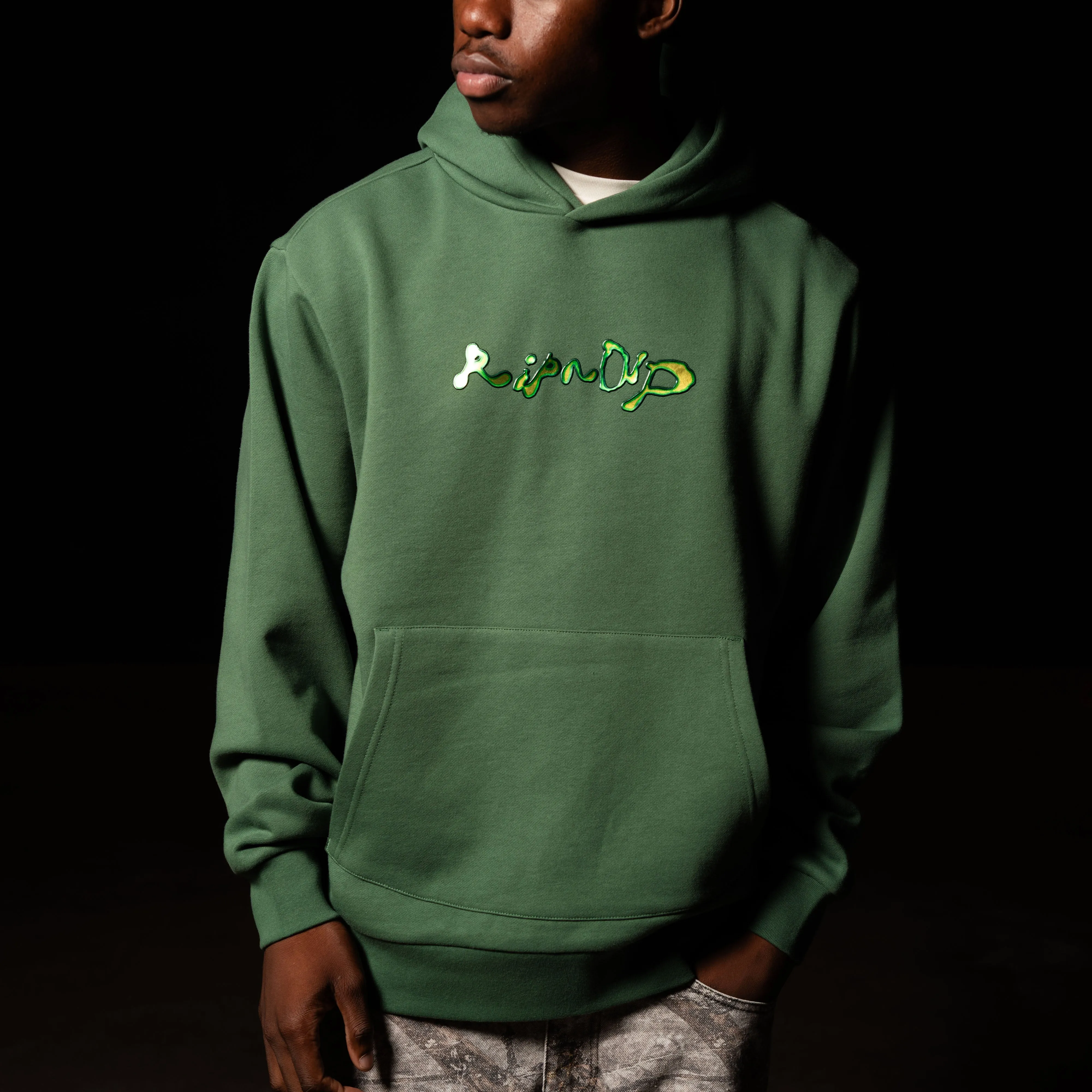 Slime Hoodie (Olive) sold by Ripndip product image thumbnail 2