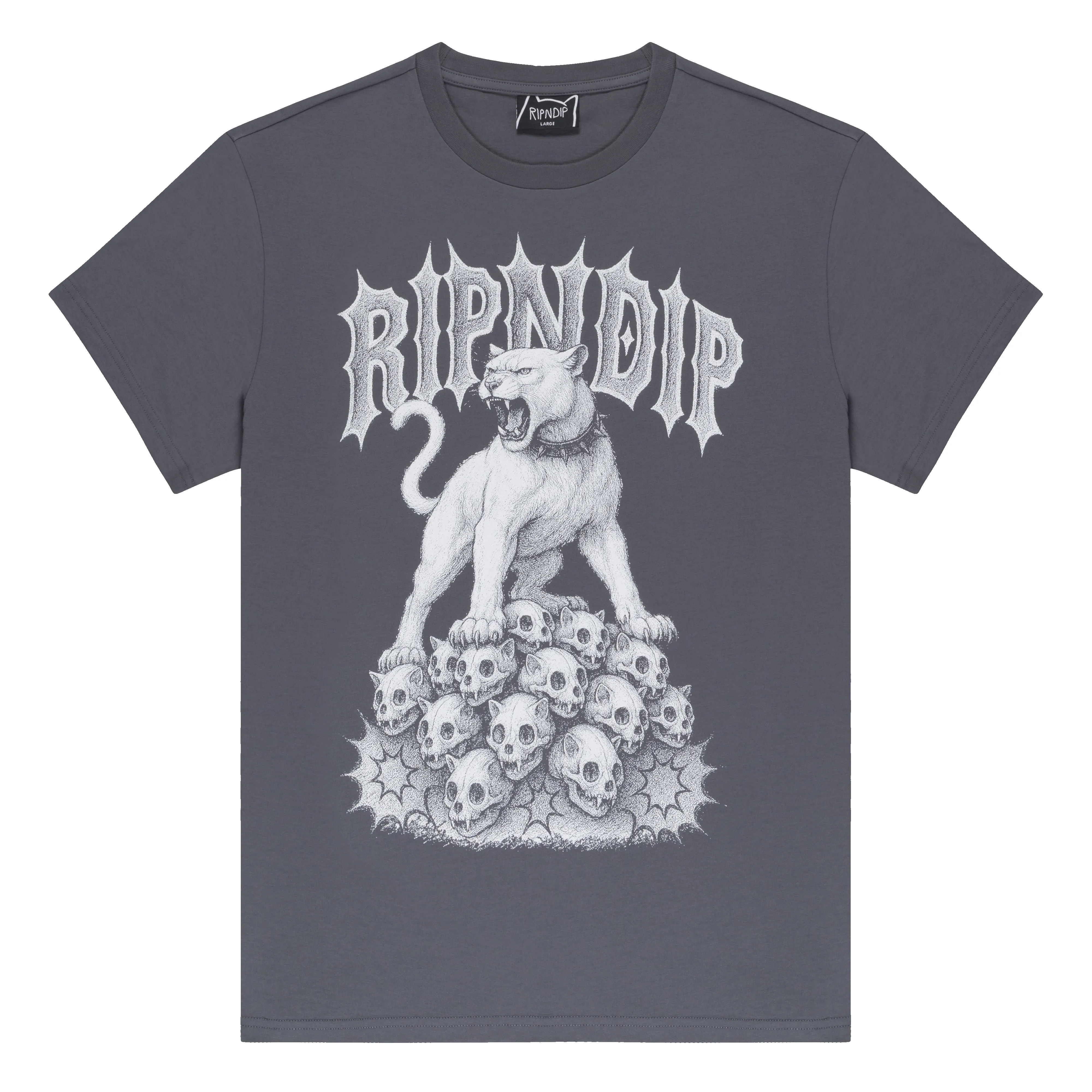 Wasteland Tee (Charcoal) sold by Ripndip