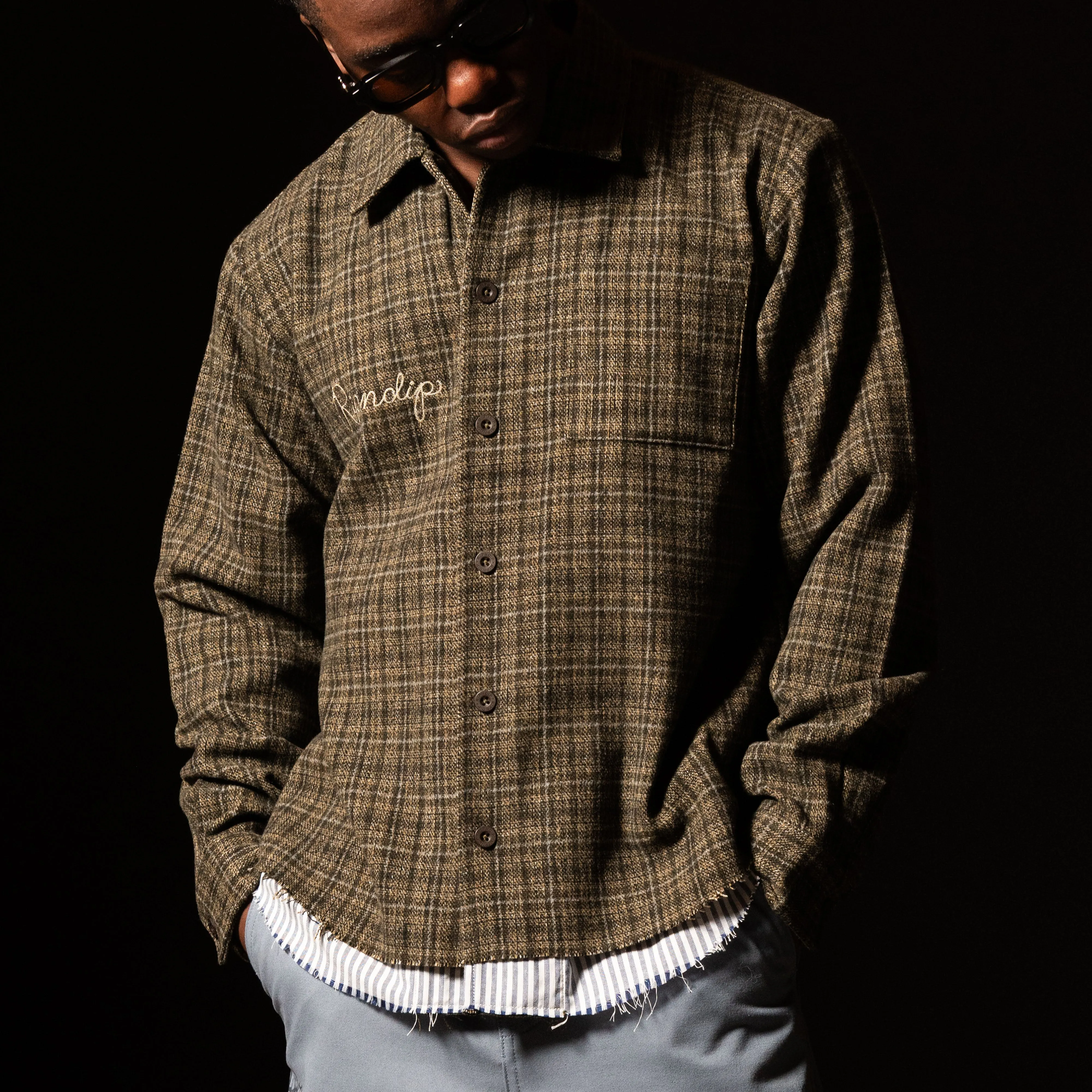 Where The Flowers Bloom Flannel Jacket (Olive) sold by Ripndip product image thumbnail 2