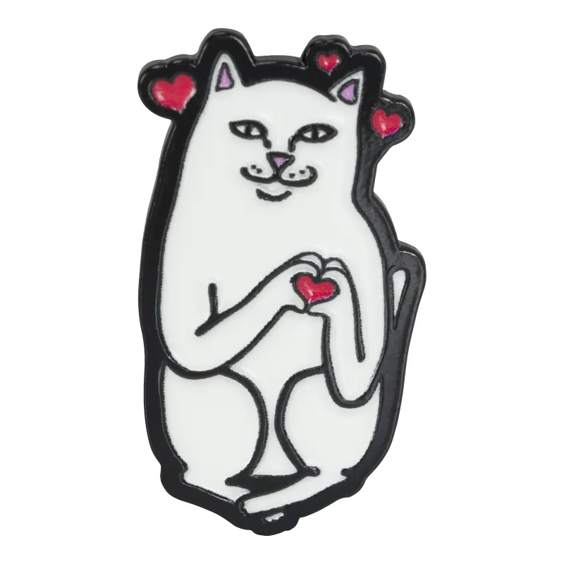 Nermal Loves Pin (Multi) sold by Ripndip