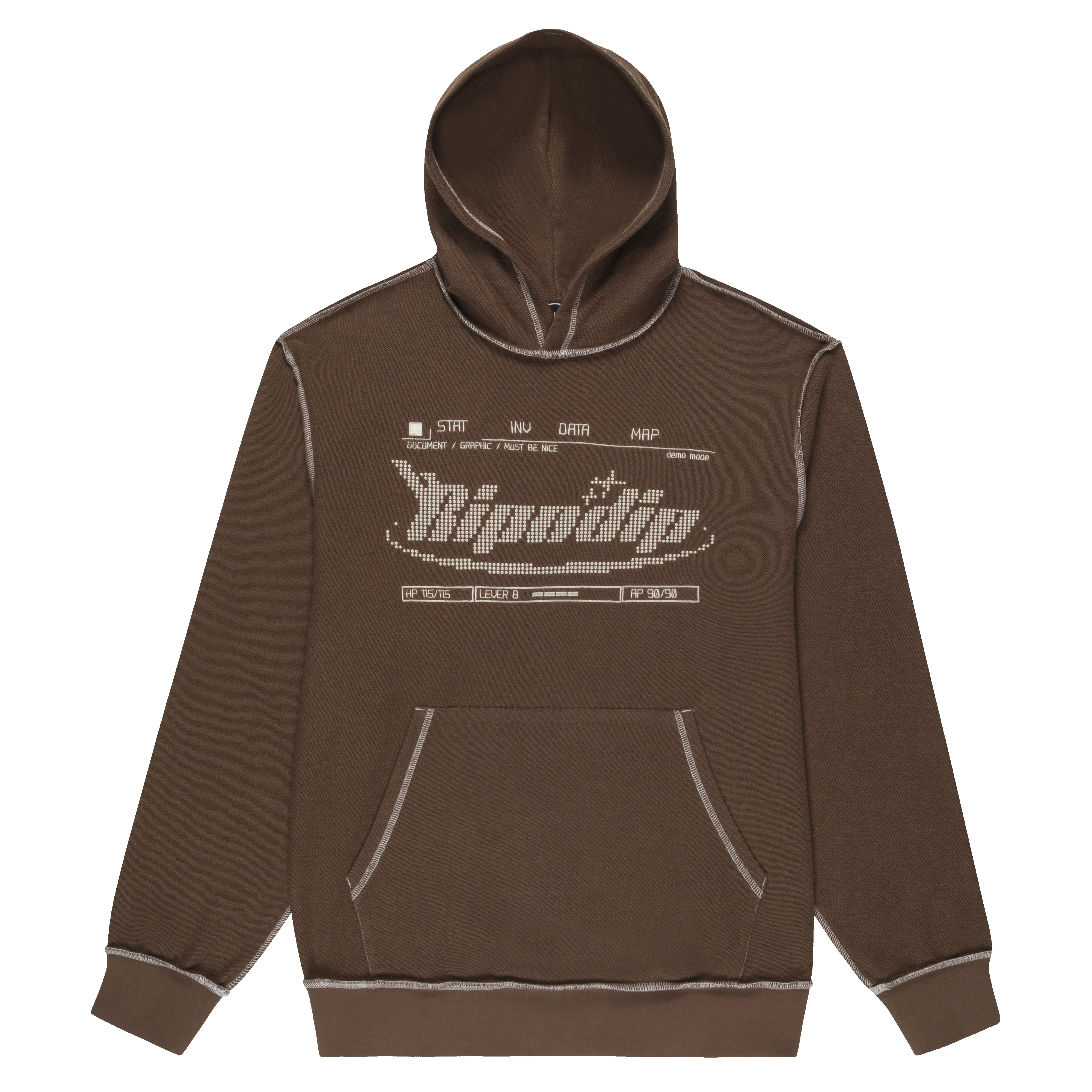 Overdrive Hoodie (Brown) sold by Ripndip