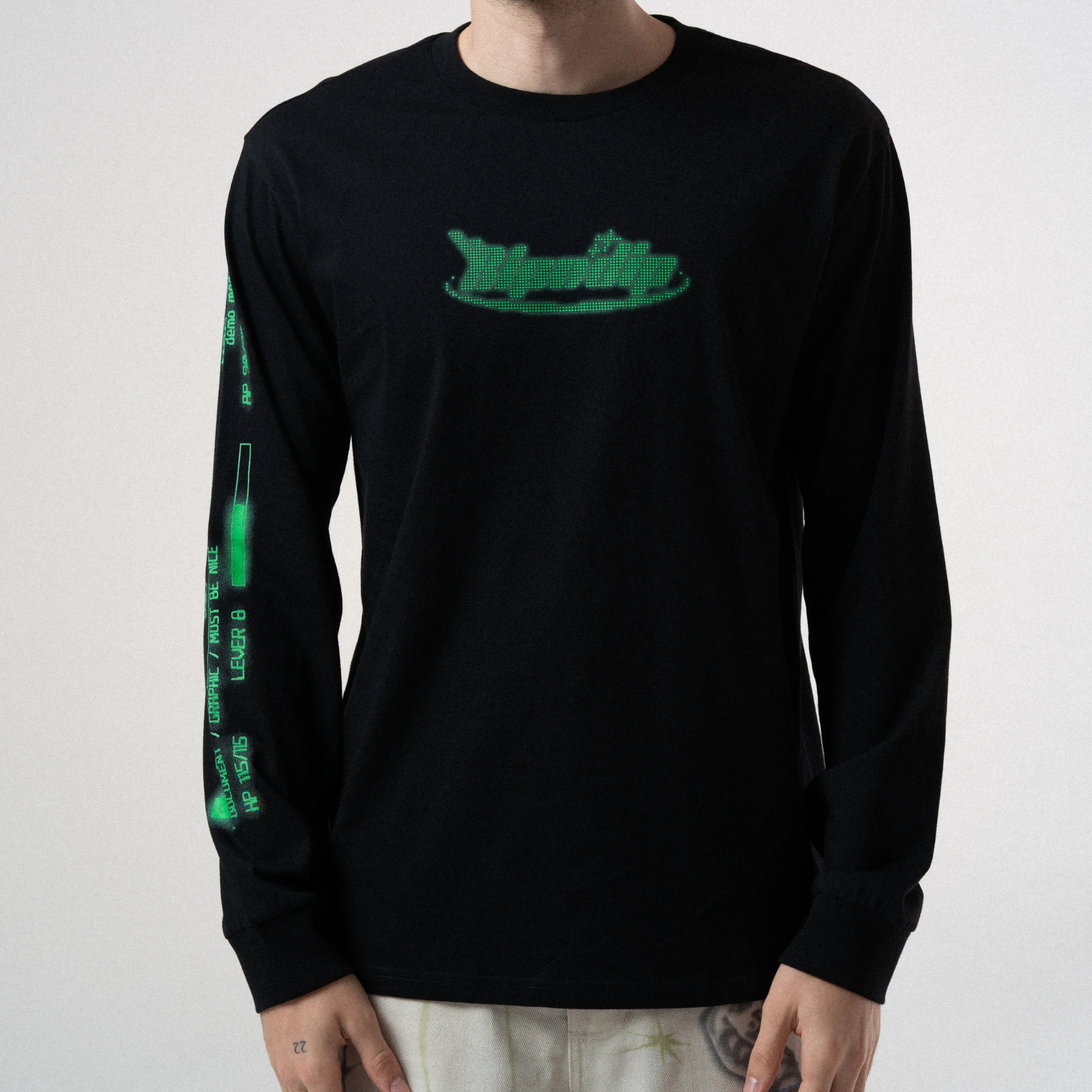 Technologic Long Sleeve (Black) sold by Ripndip product image thumbnail 3