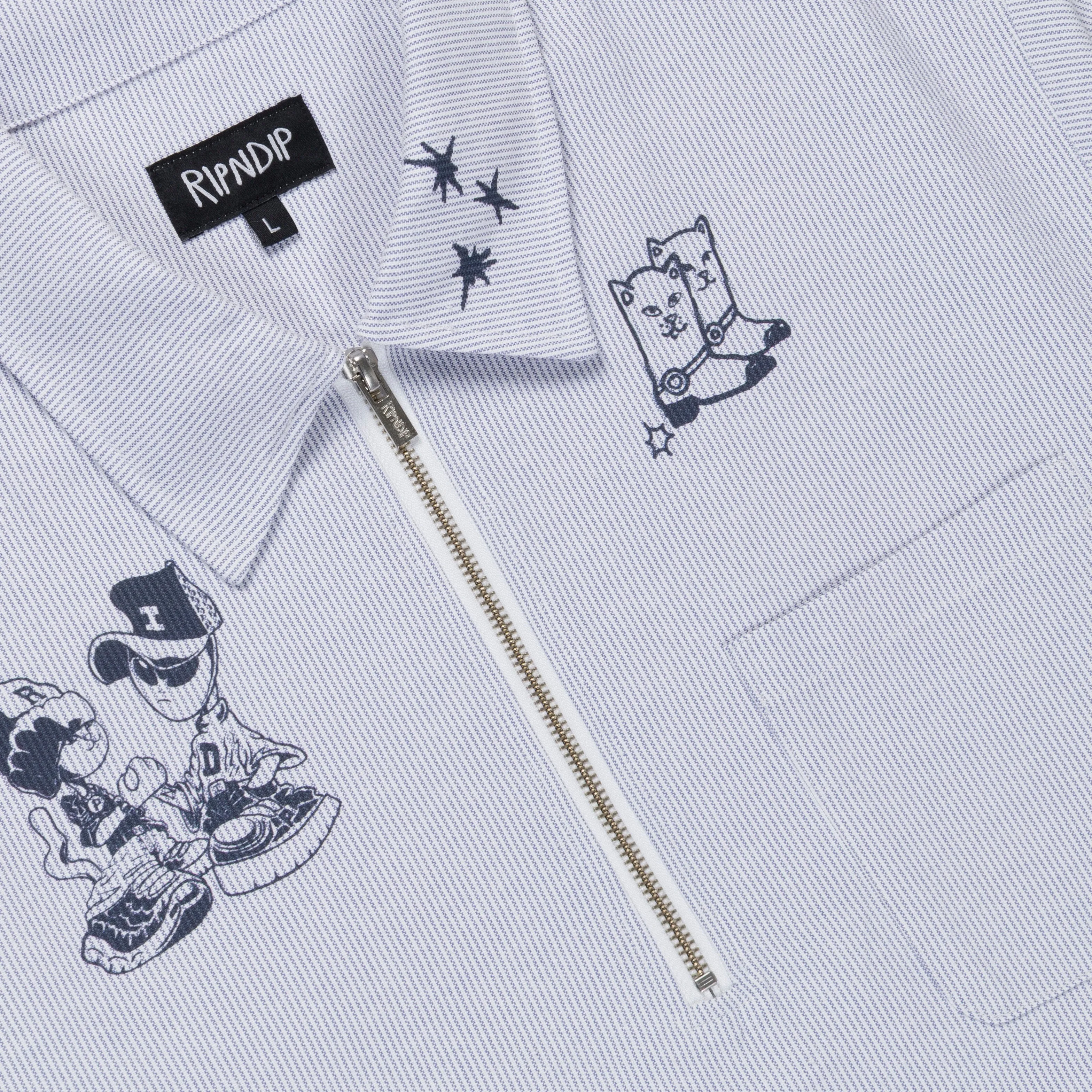 Westside Quarter Zip Shirt (Navy ) sold by Ripndip product image thumbnail 3