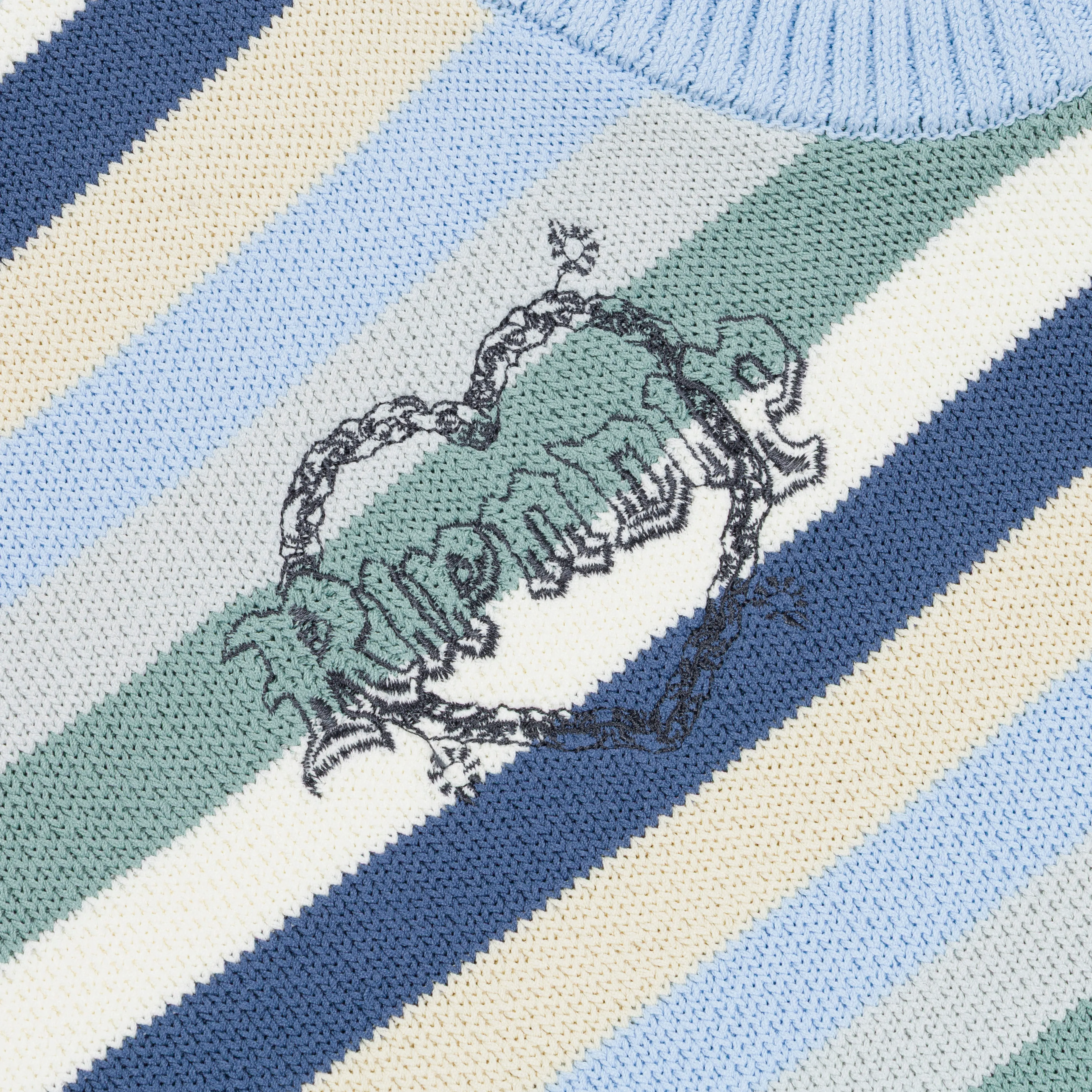 Westside Crochet Crop Tank (Powder Blue) sold by Ripndip product image thumbnail 4