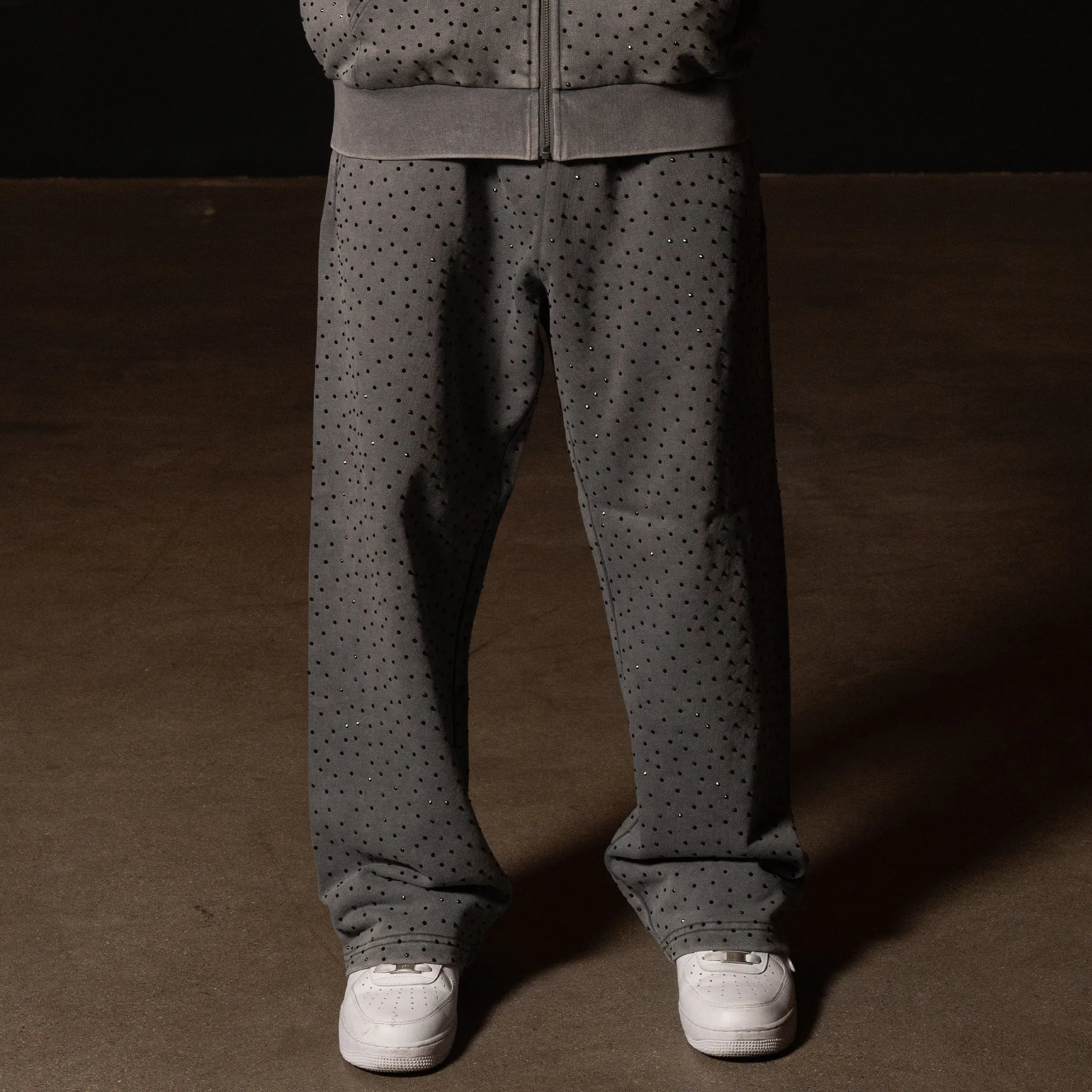 RIPNGEMS Straight Leg Sweatpants (Charcoal Wash) sold by Ripndip product image thumbnail 3